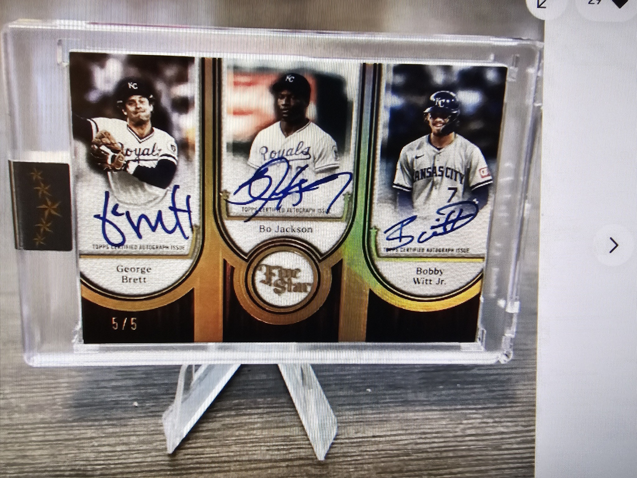 What is a good value for a George Brett, Frank White, and Bret 