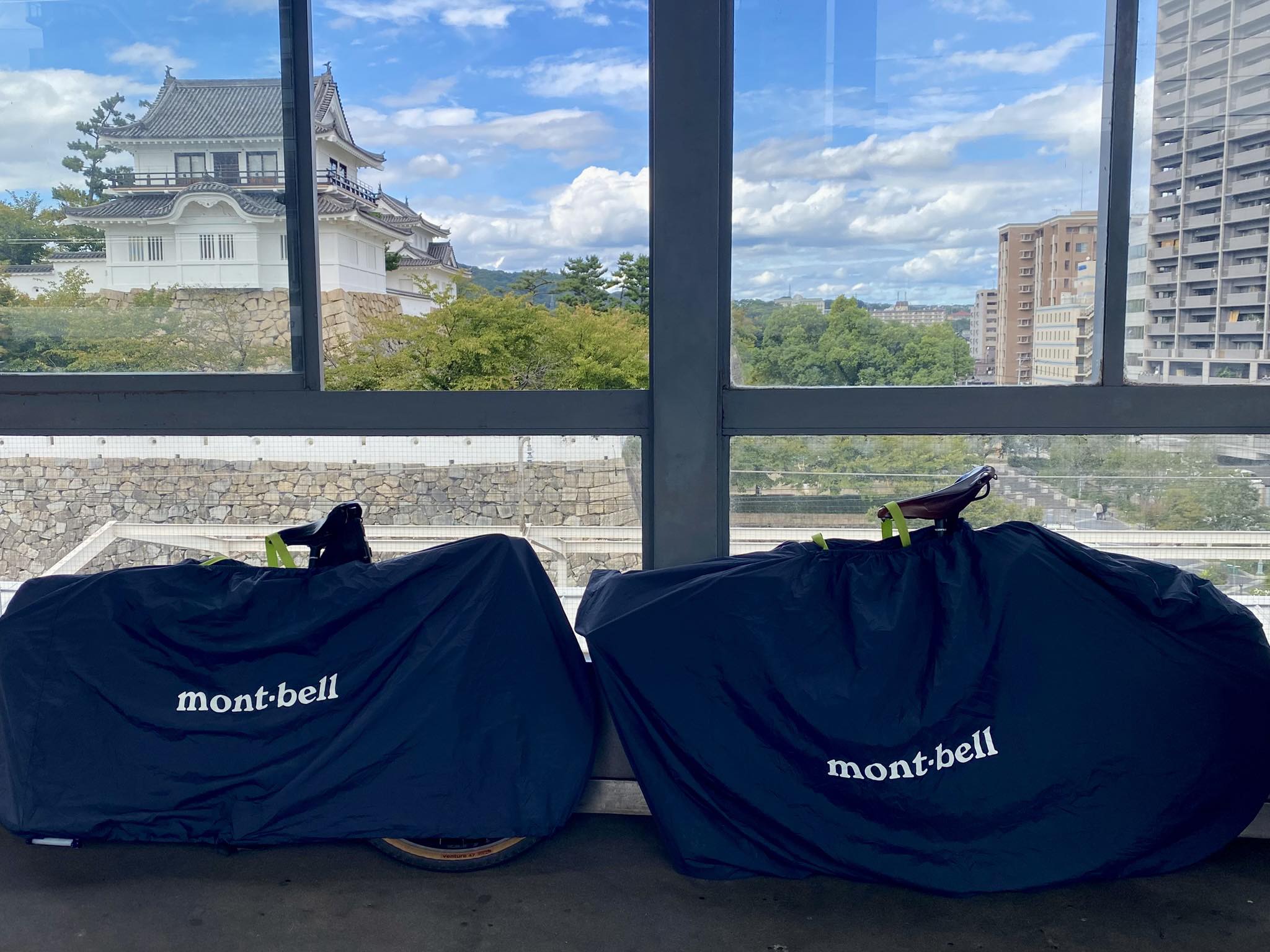 Mont-bell Rinko bike bags for sale in Hiroshima and Tokyo