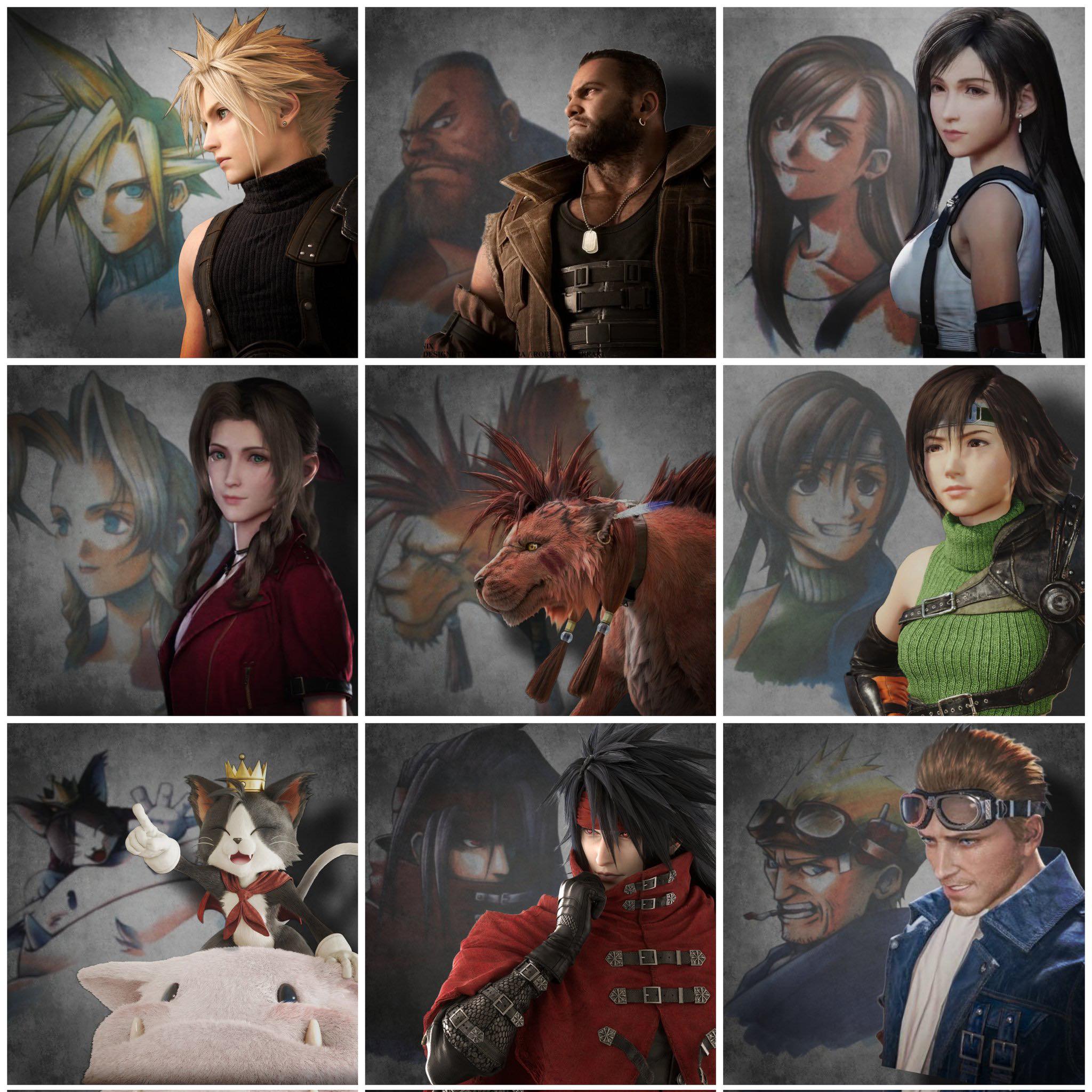 The characters with their original ones. 🥰 | Facebook