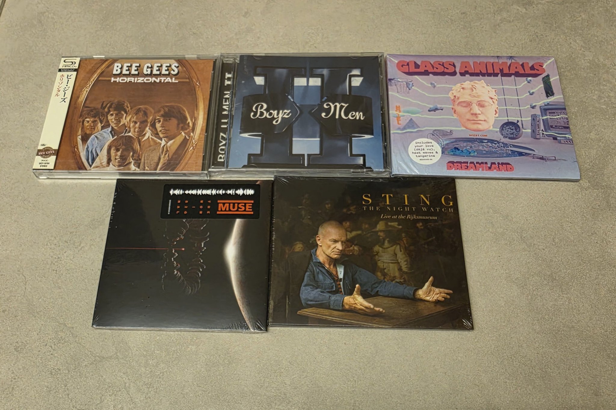 New music releases from Bee Gees, Boyz II Men, Glass Animals, Muse