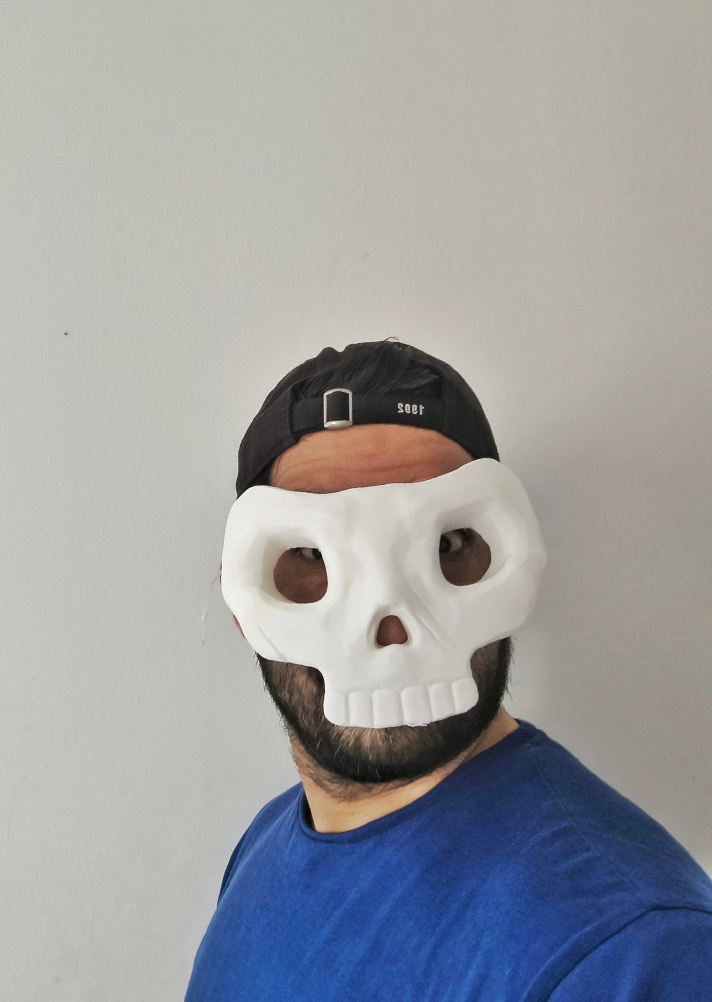 3d Printing for Beginners and Pros | White Halloween Skull 💀 Mask is ...