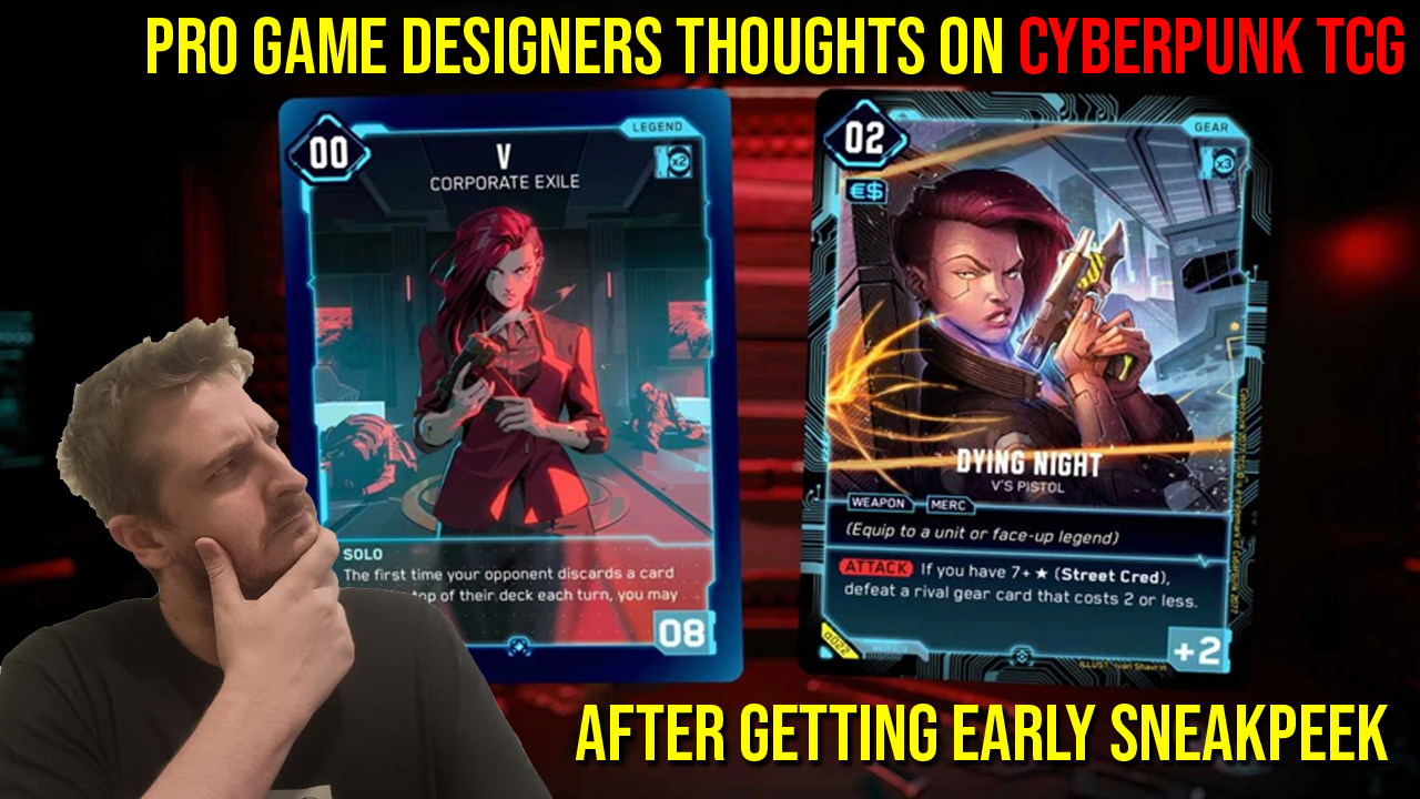 Learn to play Cyberpunk TCG at Tournament City Games demo event