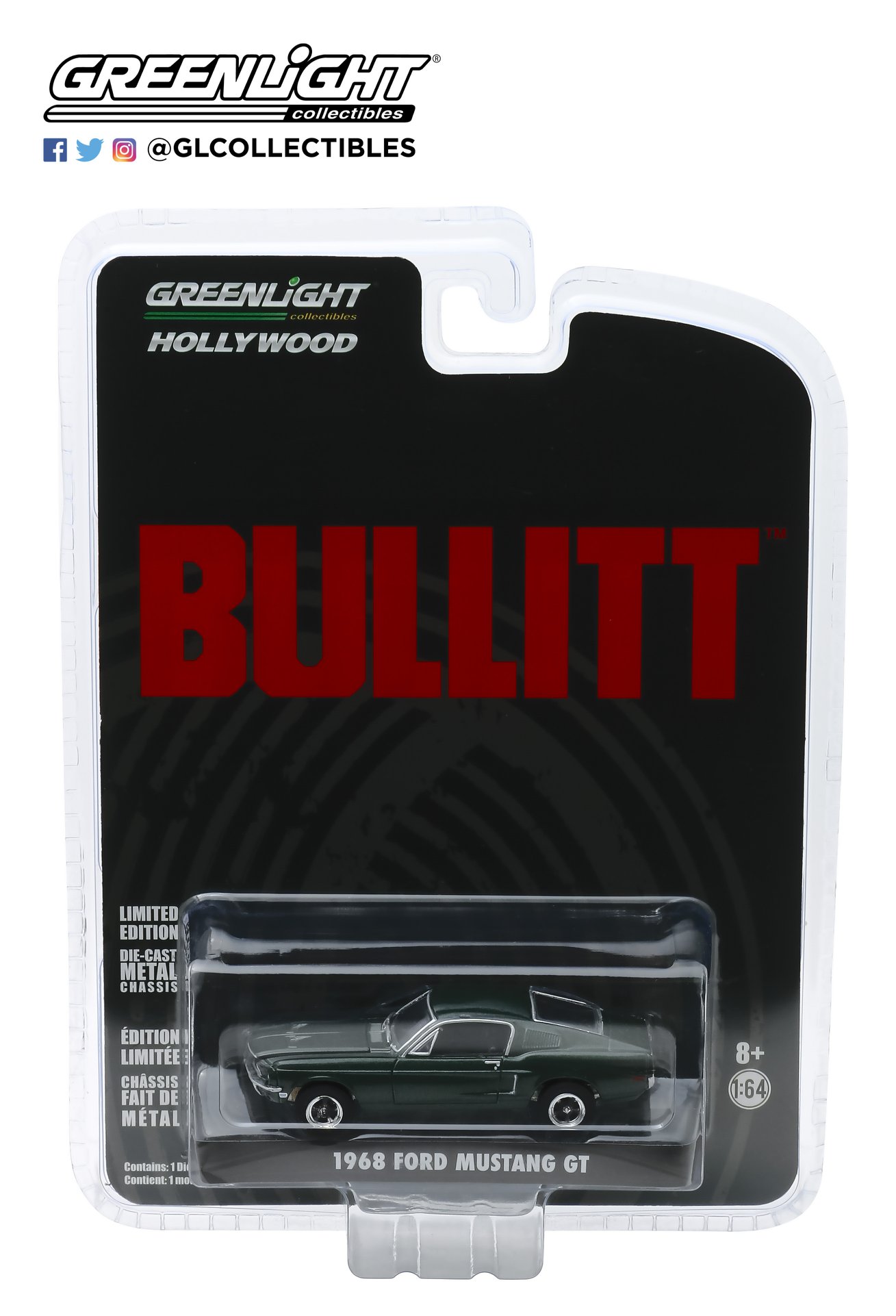 Item No. 86433 - 1:43 Hollywood - Bullitt (1968) - 1968 Ford 