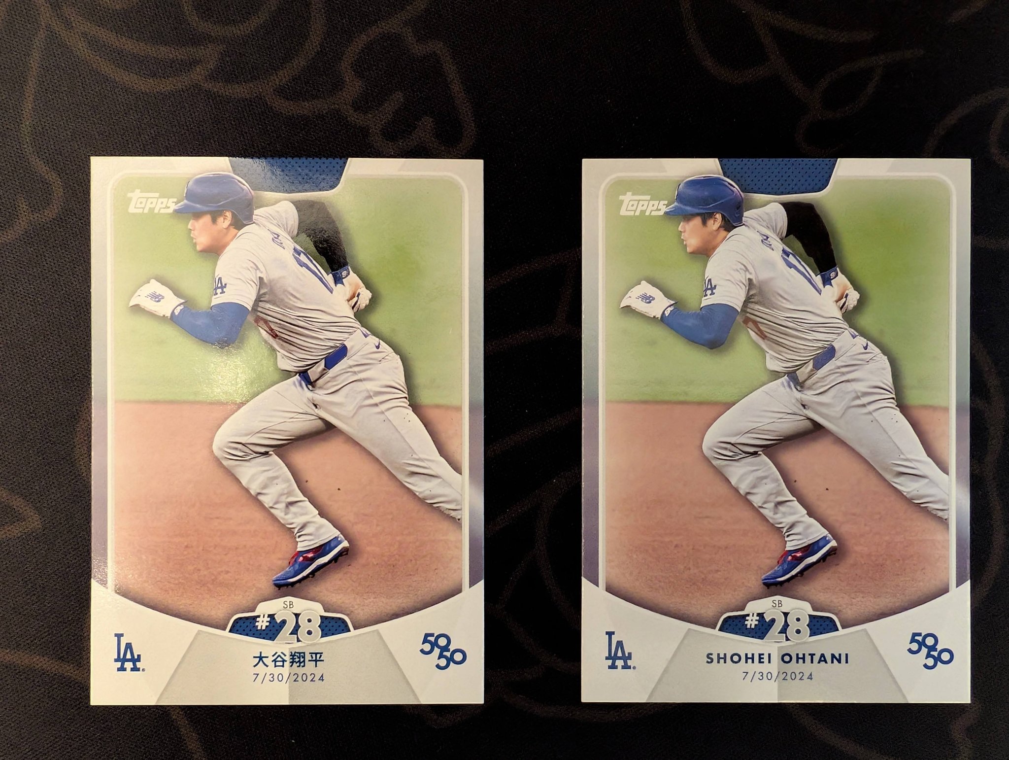 大谷翔平　Shohei Ohtani SSP Shohei Ohtani SSP card with candy cane piping discovered
