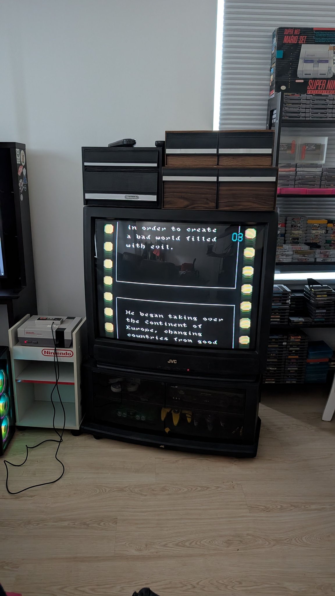 その他 JVC Set up my Beautiful JVC Av-36020 at my new place!