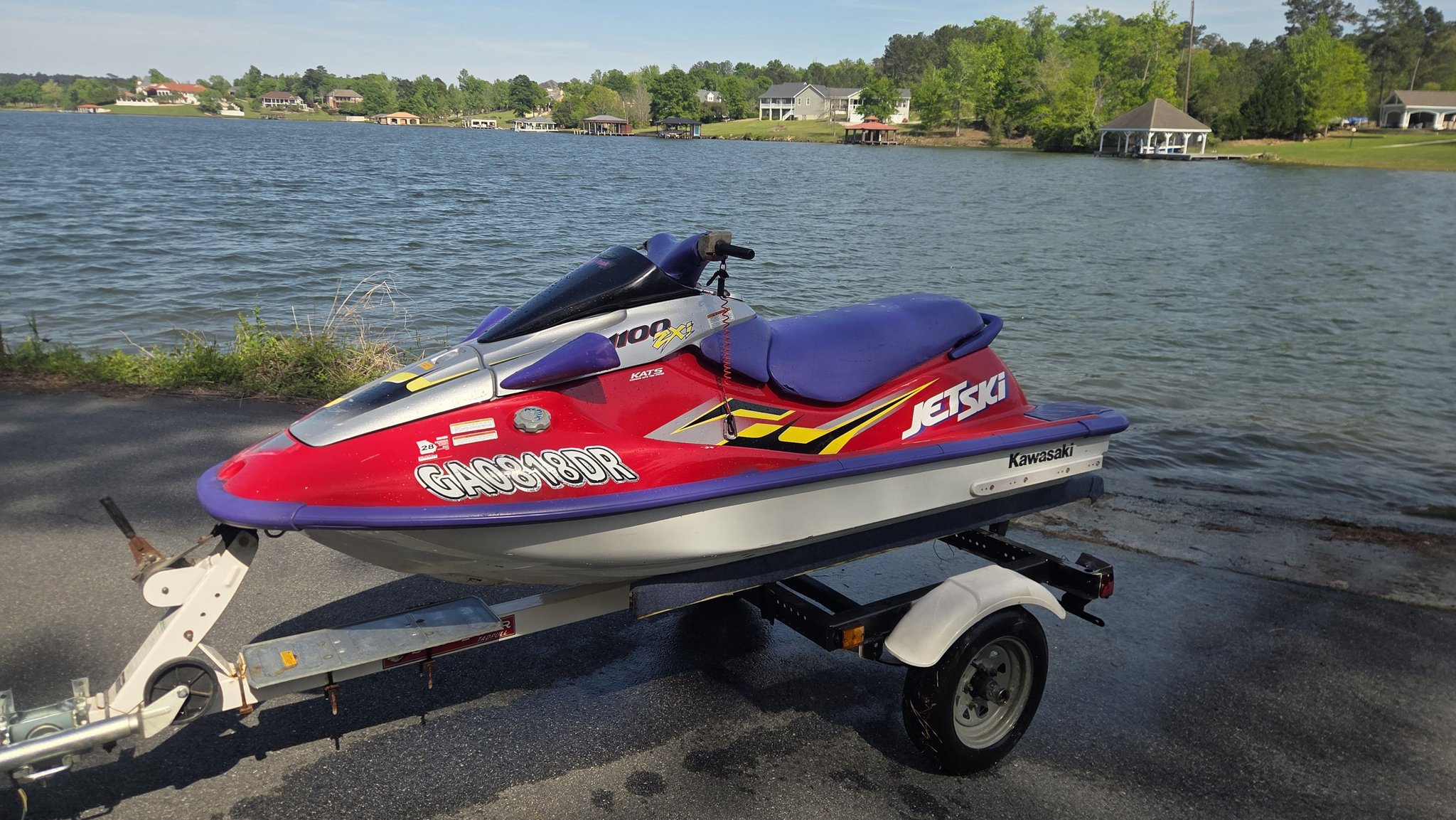 Kawasaki 1100zxi jet ski fuel line issue after jump, causes burn