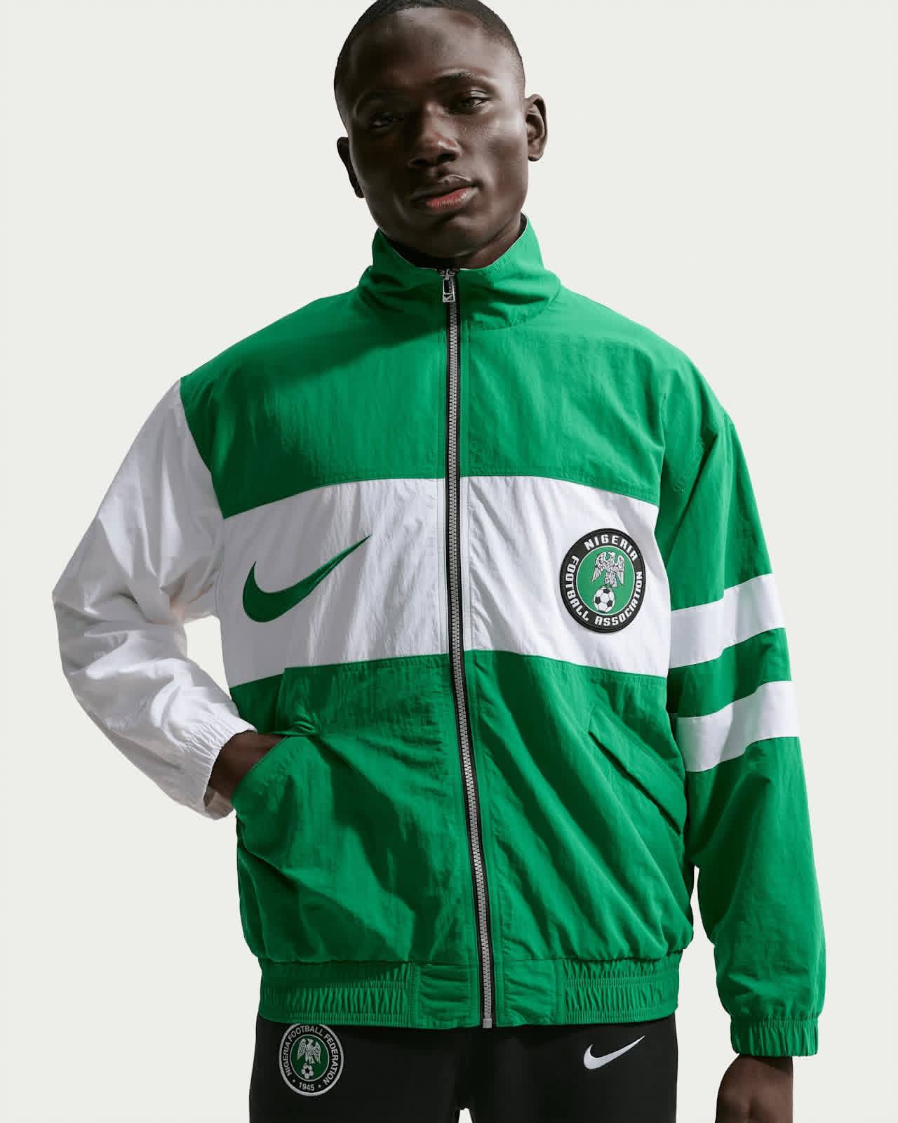FAST DROPS ⚡️ The Nike x Nigeria x Slawn Anthem Jacket is 