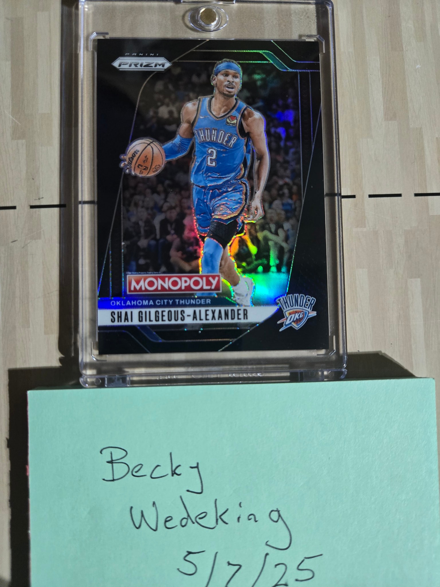 Prizm Black Manga - Shai Gilgeous-Alexander PSA 10. Only one other 