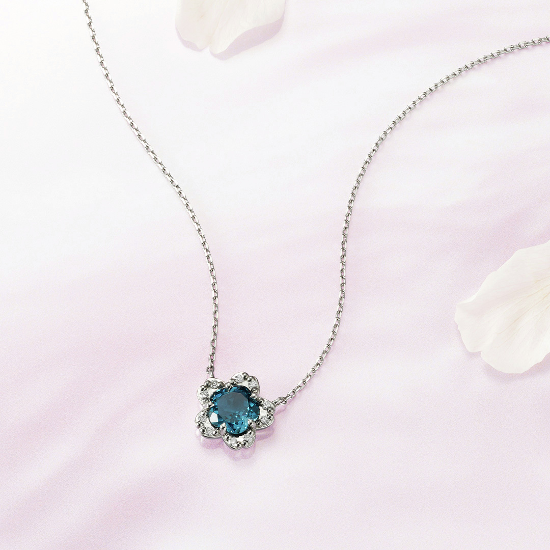 4℃ ★2025年SAKURA Collection★ プラチナ　ヨンドシー 2025 SAKURA Collection】 月明かりに照らされる夜桜をイメージした