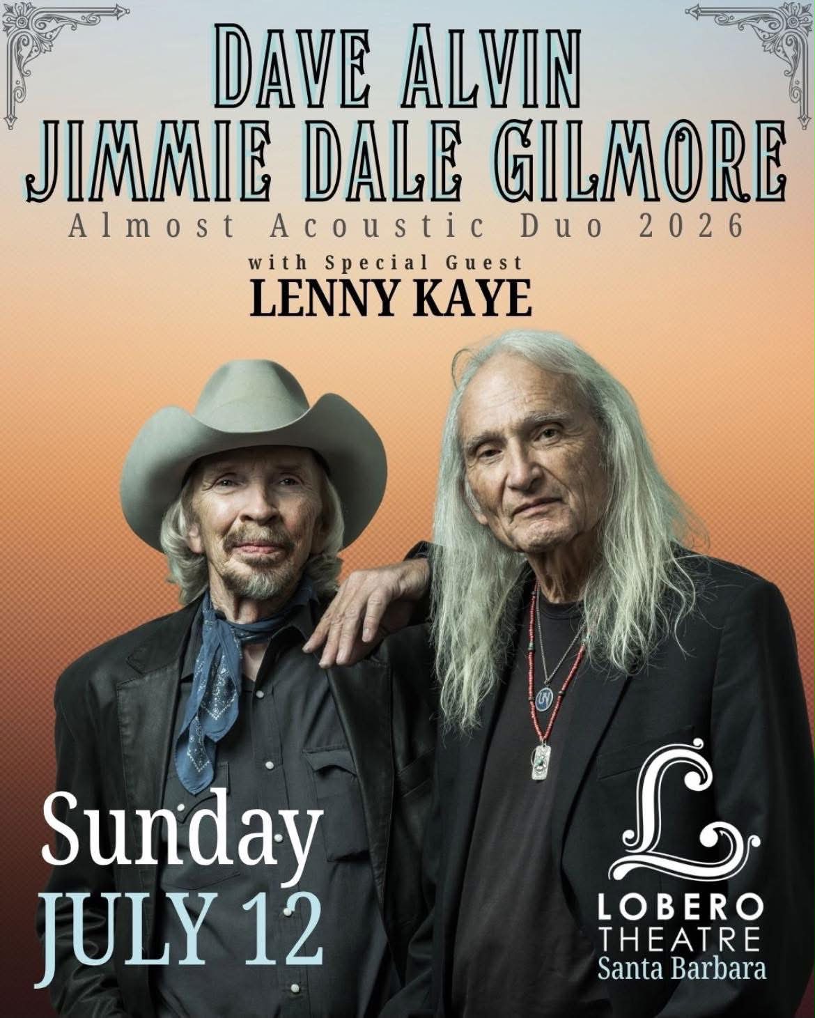 Sacramento ⭐️DAVE ALVIN & JIMMIE DALE GILMORE - Almost Acoustic