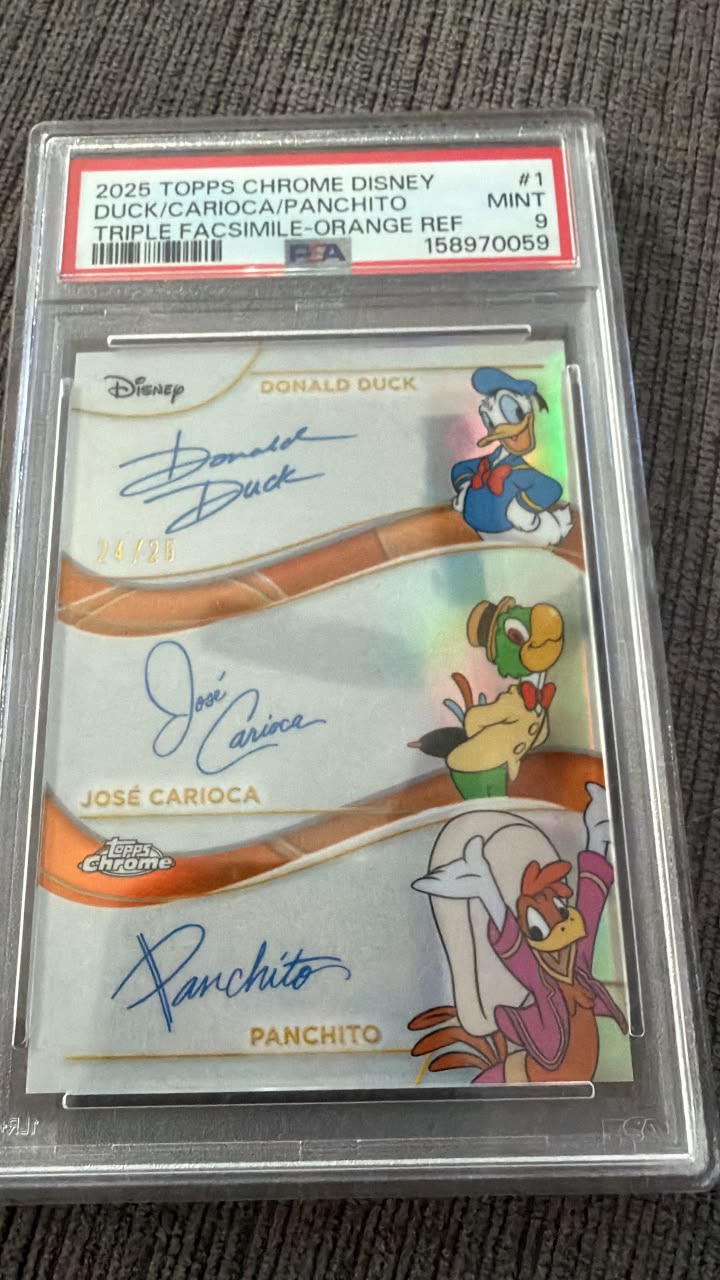 Looking to sell the following cards: 2024 Topps Chrome Mirabel /28