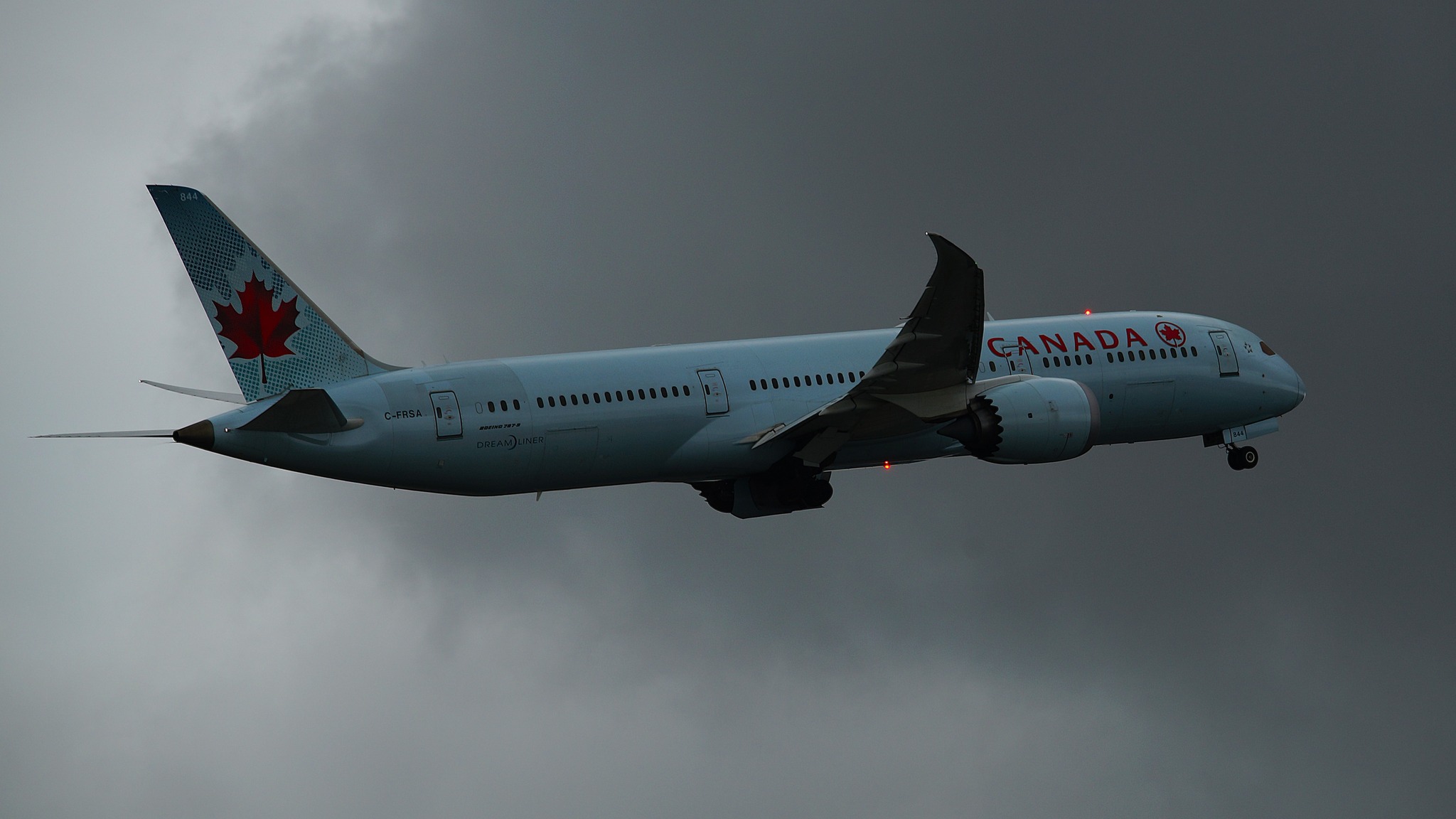 Air Canada Boeing 787-9 flight details