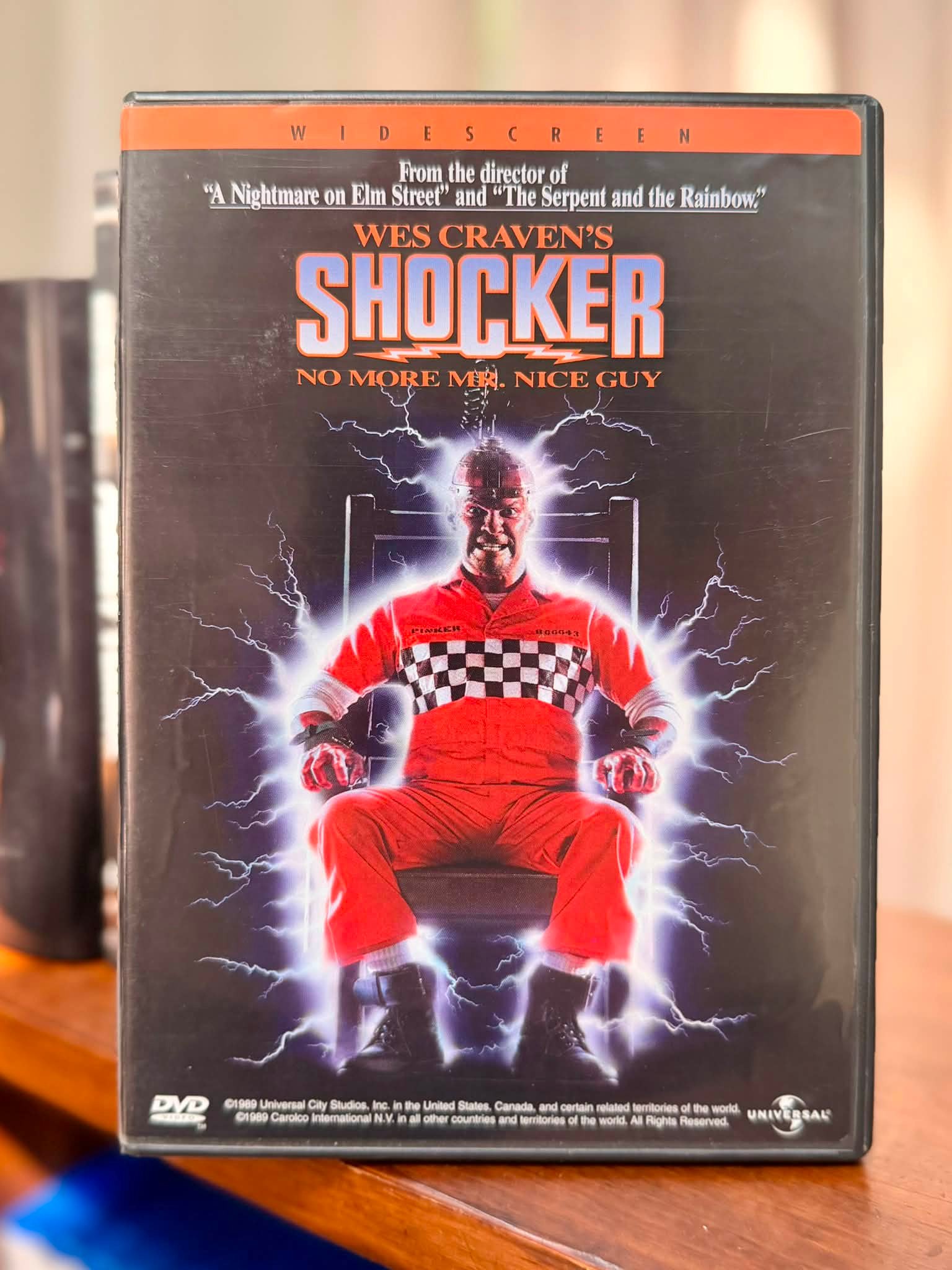 当時物 B2映画ポスター ショッカー SHOCKER Wes CRAVEN Shocker movie