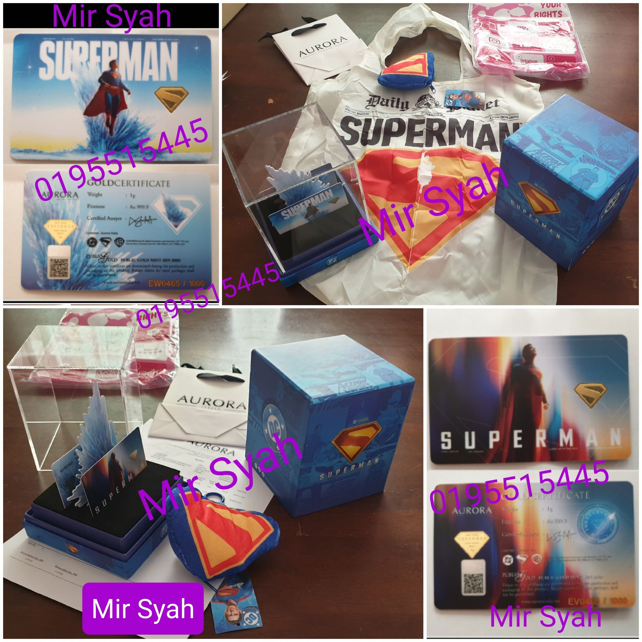 WTS Superman Movie 2g with Box