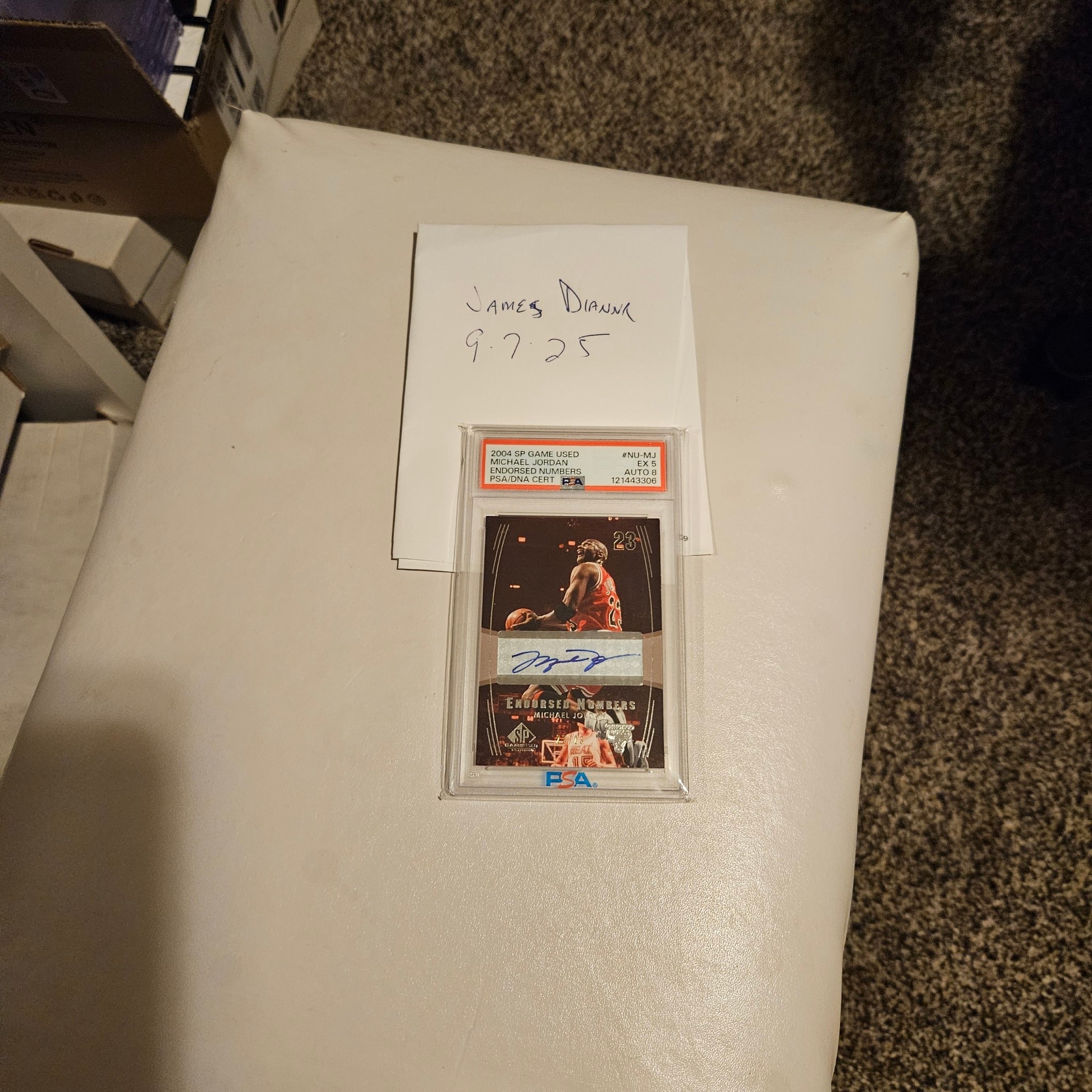 Who has the Michael Jordan Rare Air 90 card set and how many were 