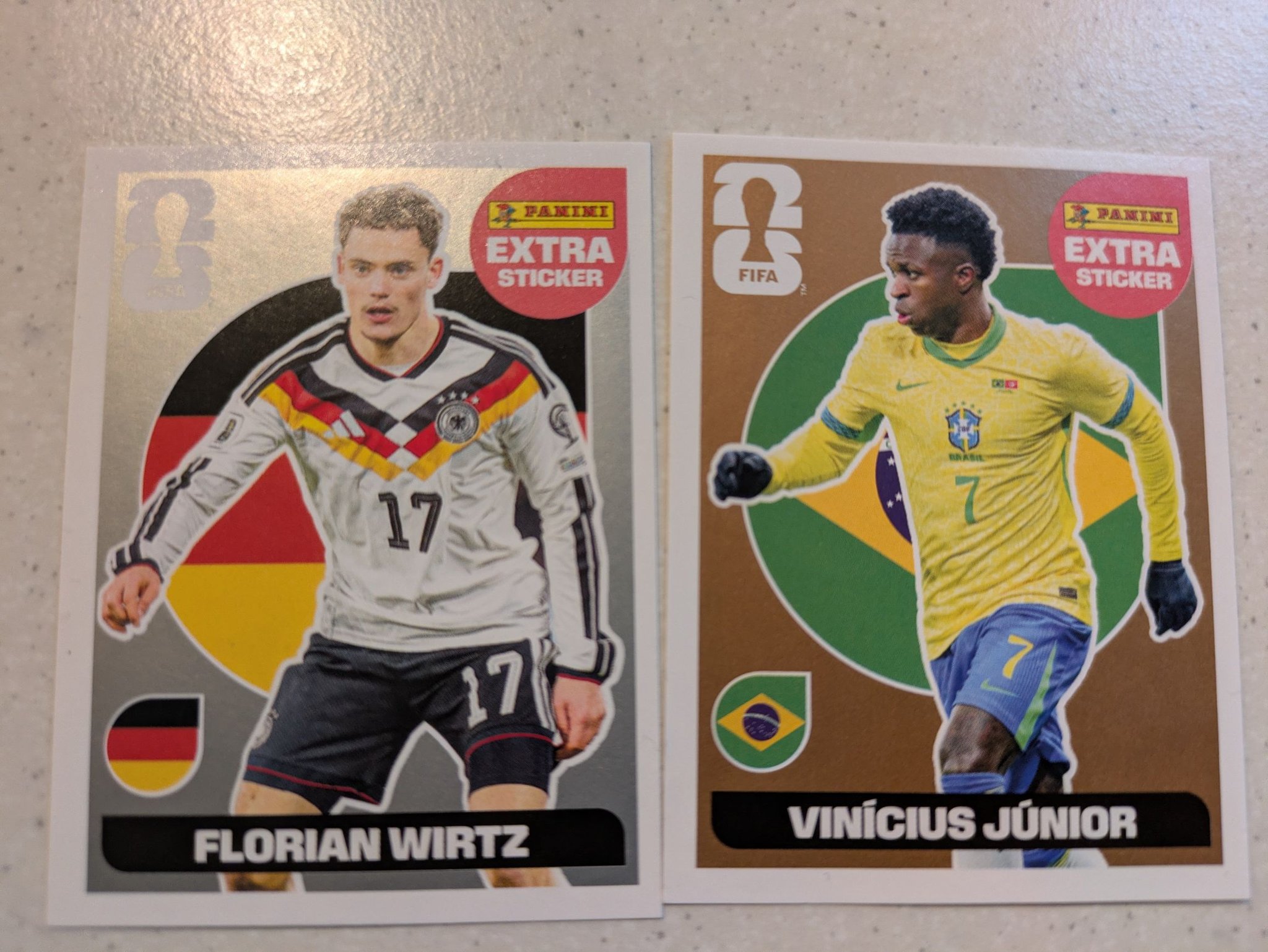 Value of Panini FIFA World Cup extra stickers