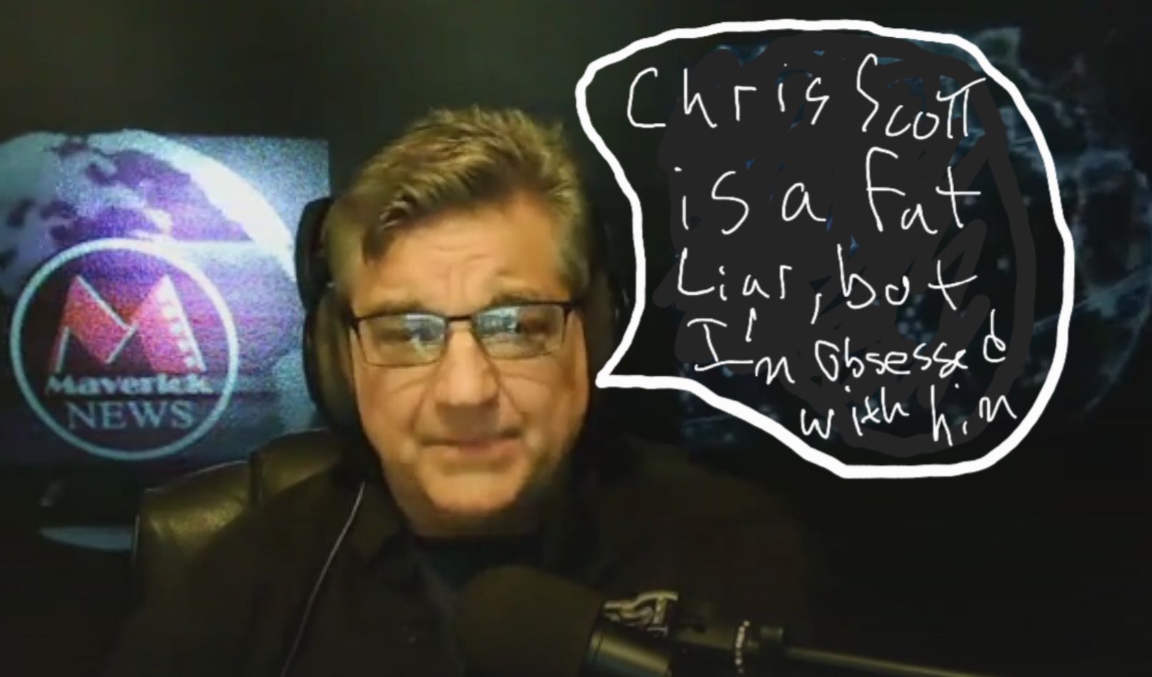 Christopher - Rick Walker is obsessing about me again on his not well ...