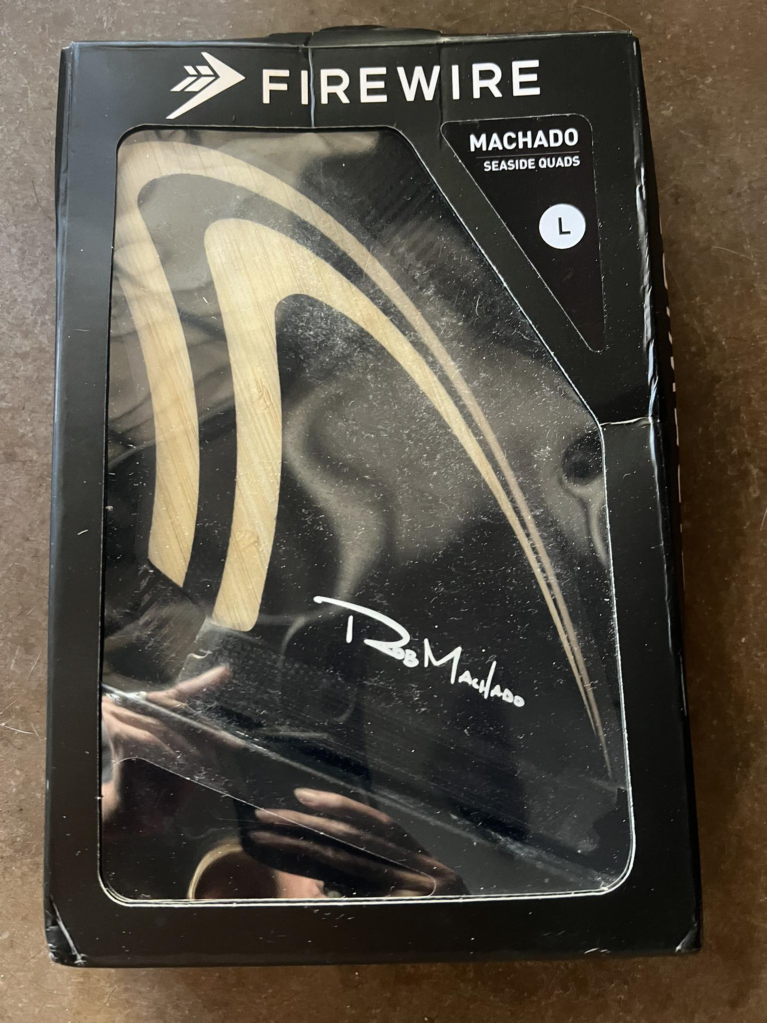 Brand new in box 2nd Gen Rob Machado seaside quad fins. Single tab 