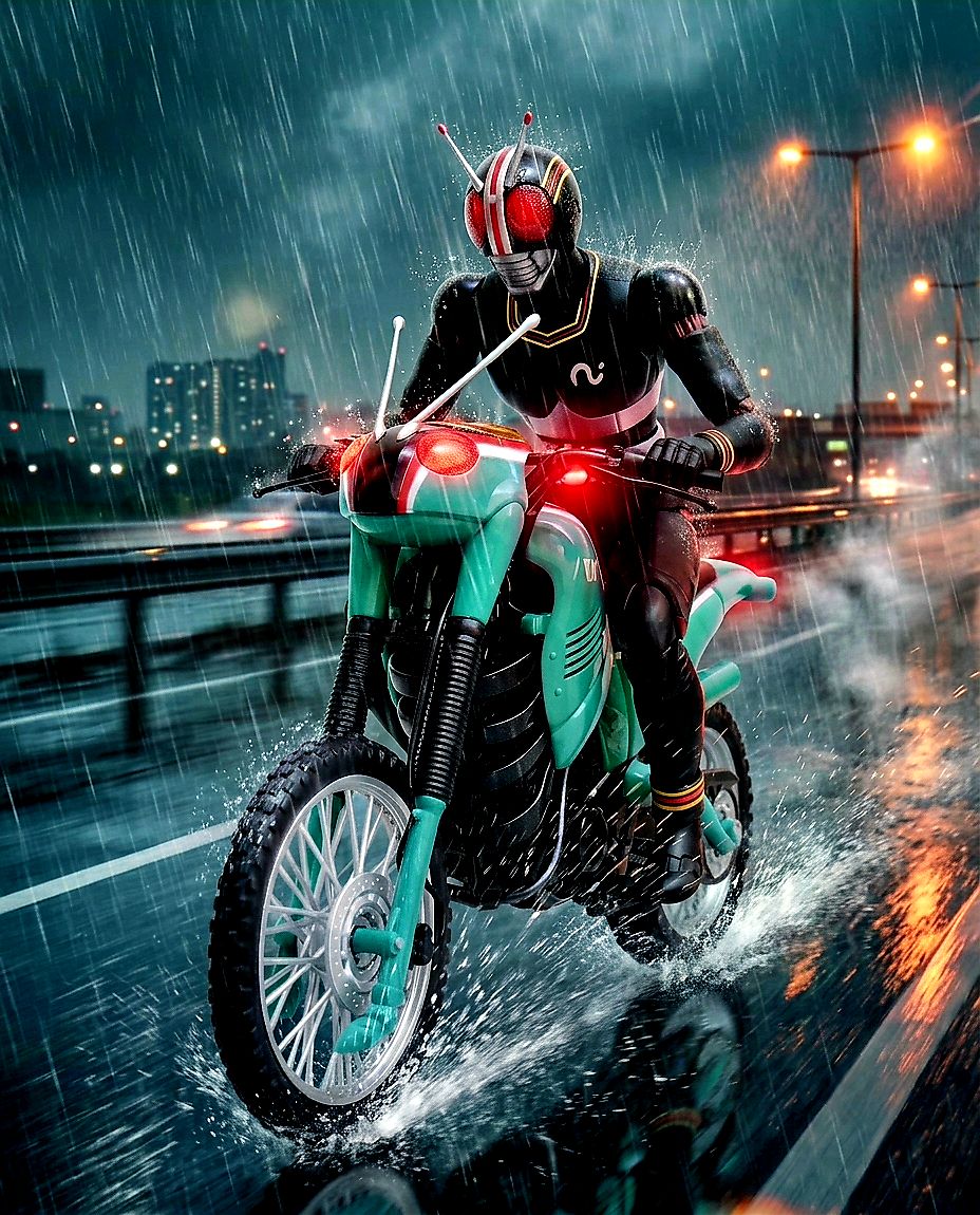 Kamen Rider Black ! (model : Shinkocchou Seihou/Fujimi )