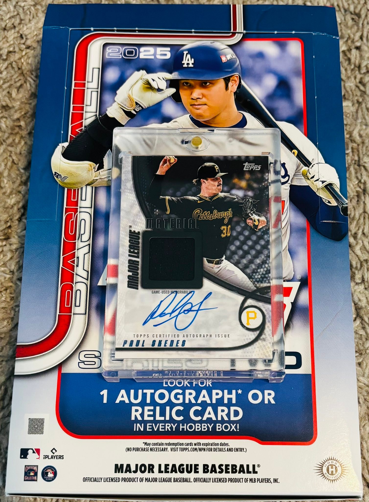 Rare Paul Skenes autographed card found