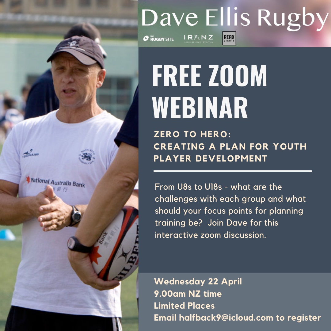 IRANZ - Our Skills Coach Dave Ellis is offering a free webinar while we ...