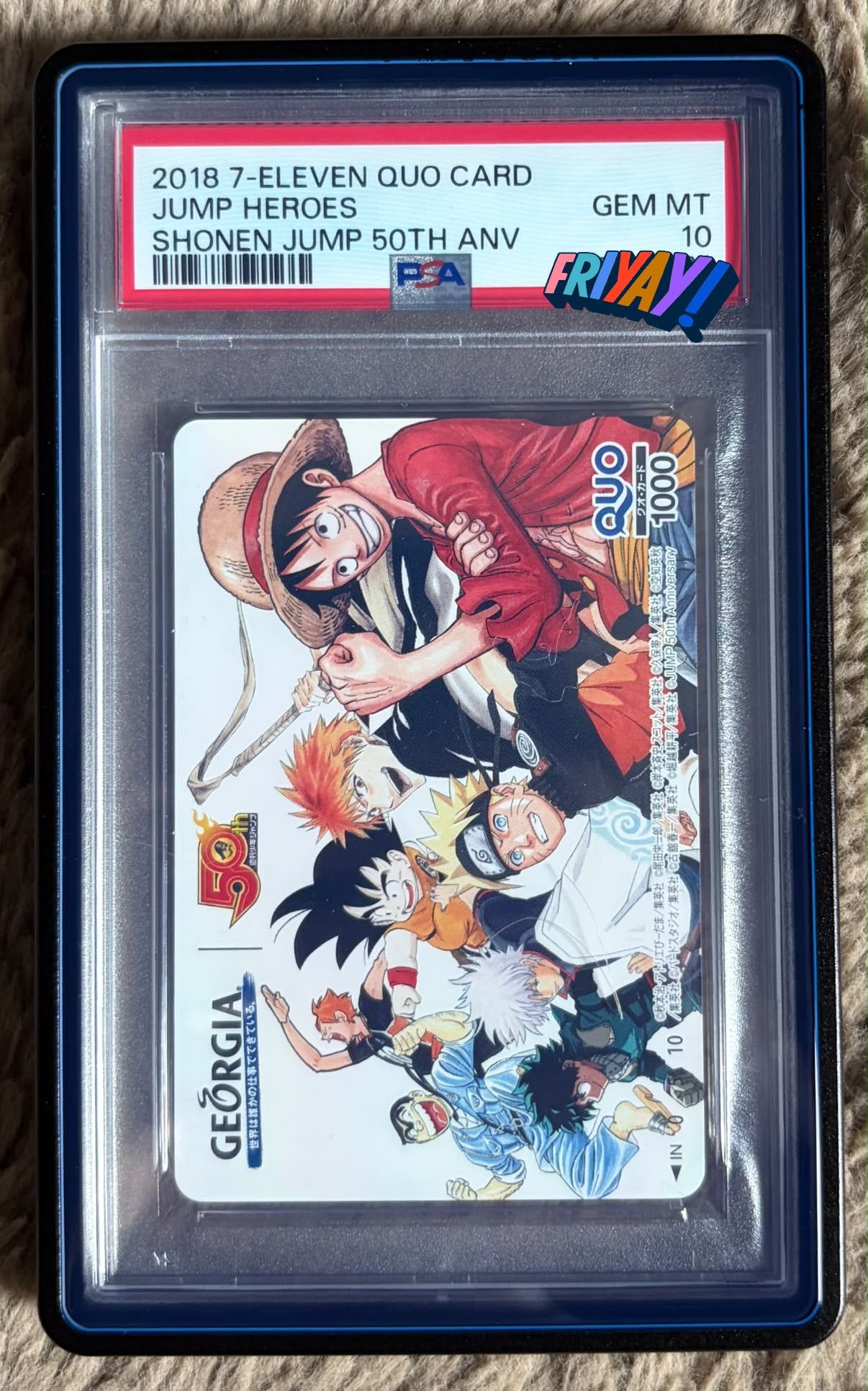 2018 7-Eleven One Piece JUMP Heroes QUO card for sale