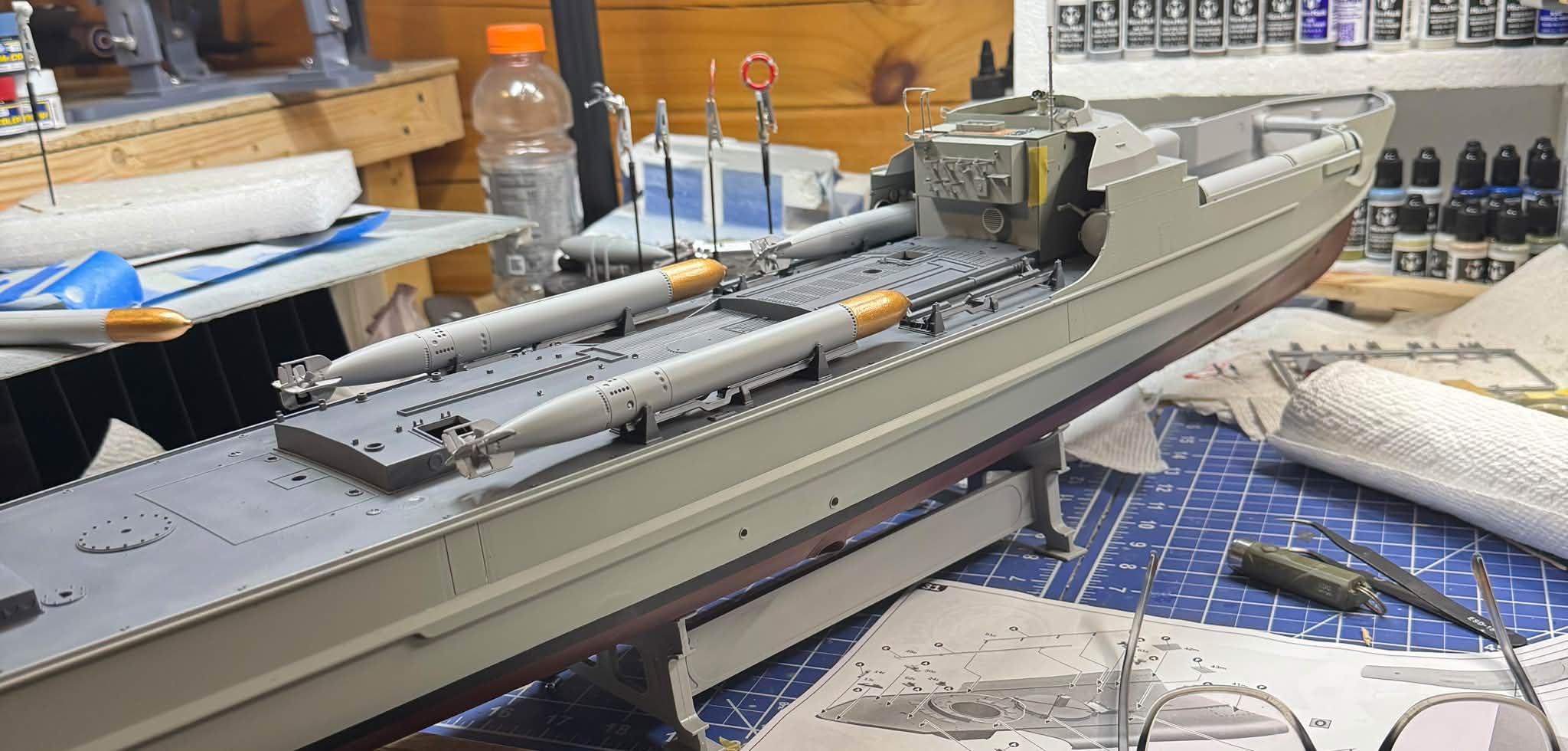 Italeri Schnellboot S-100 1:35 model kit review
