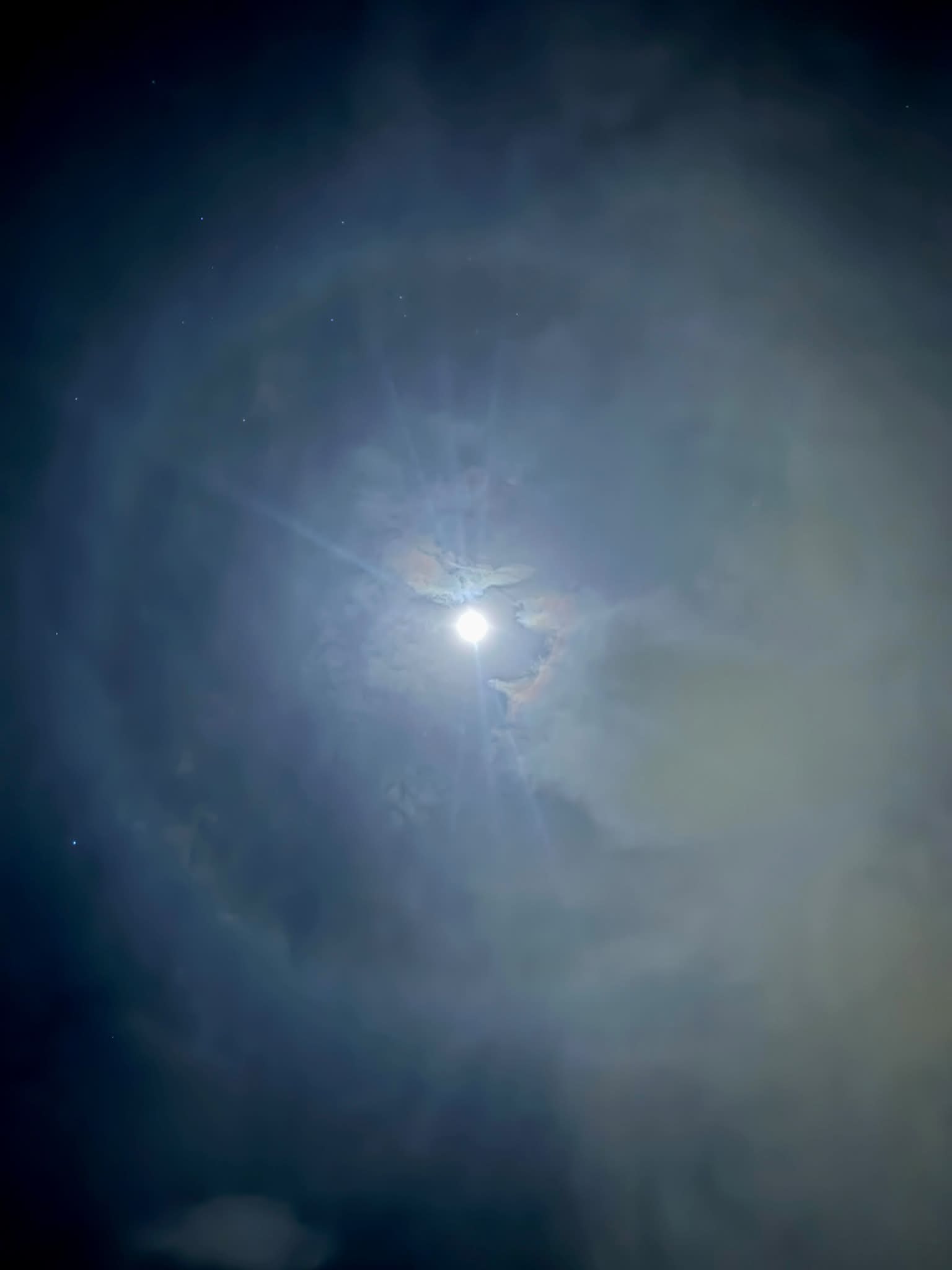The 2026 Buck Moon as it appeared over Southern Arizona last night