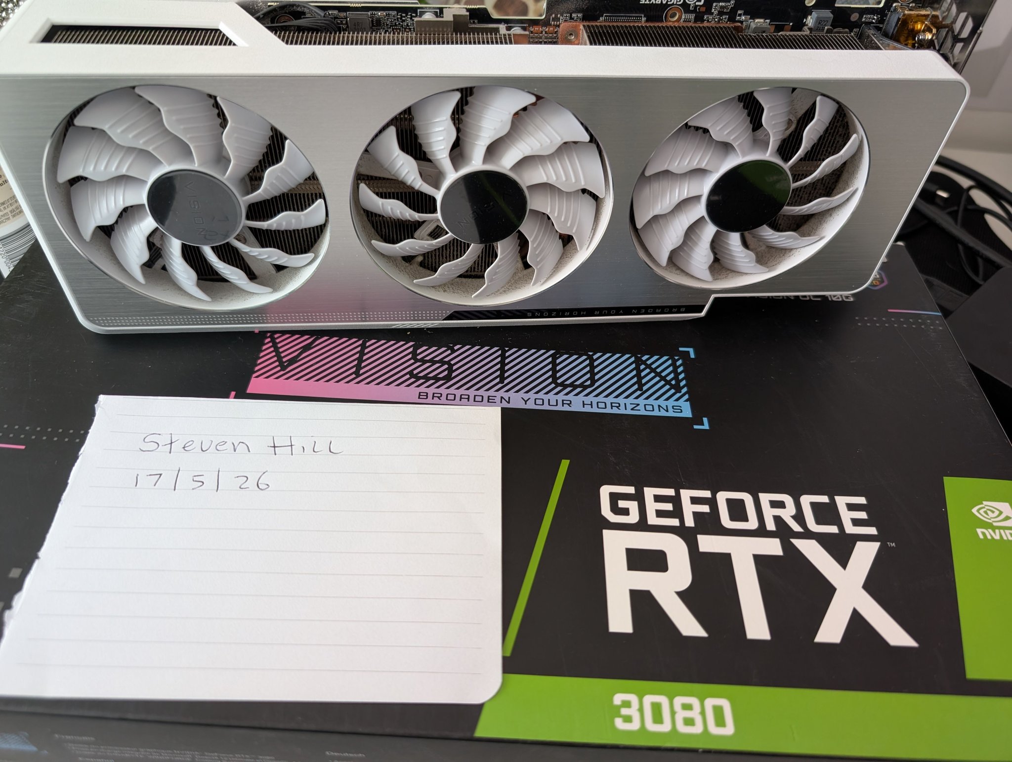 Gigabyte Geforce RTX 3080 Vision OC 10GB for sale