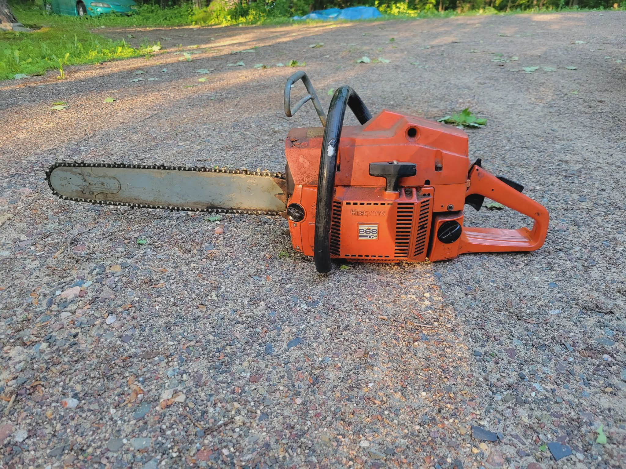 Used Husqvarna saw for sale after cleanup