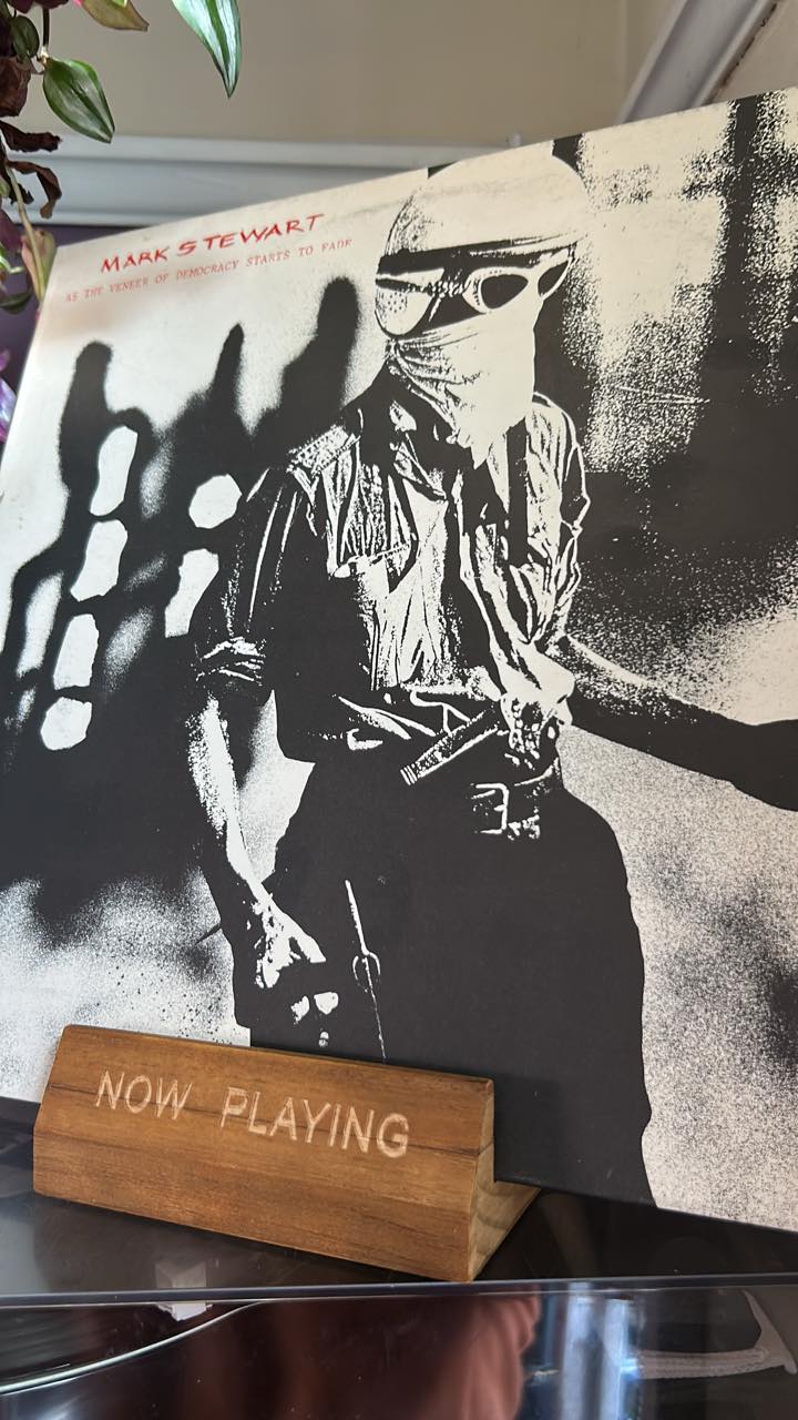 Mark Stewart and the Mafia's album in East Lansing, Michigan