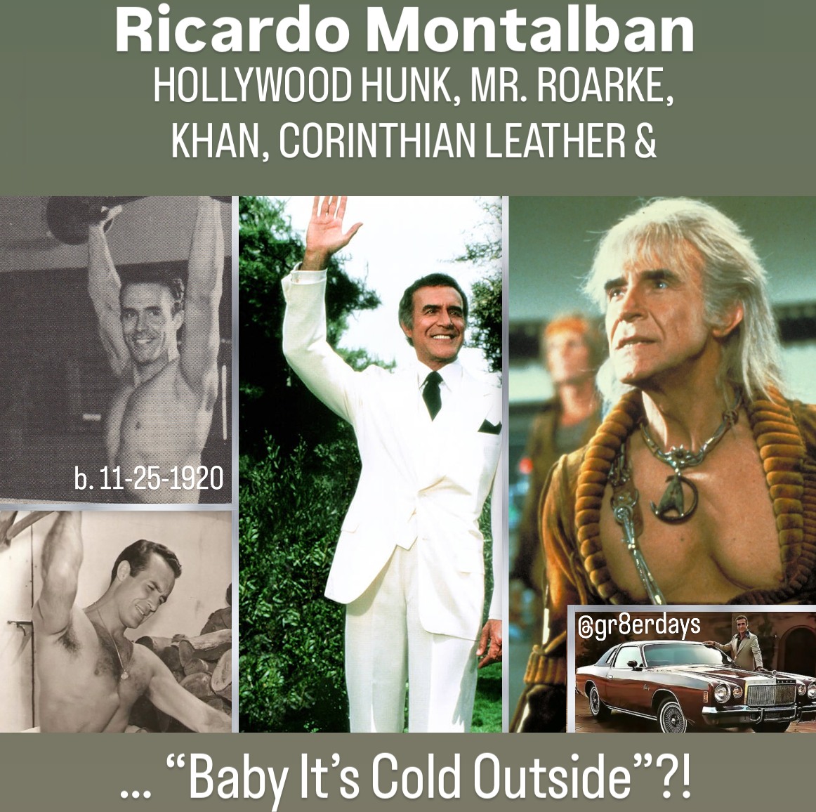 Matthew - The late Ricardo Montalban, the suave, effortlessly charming ...