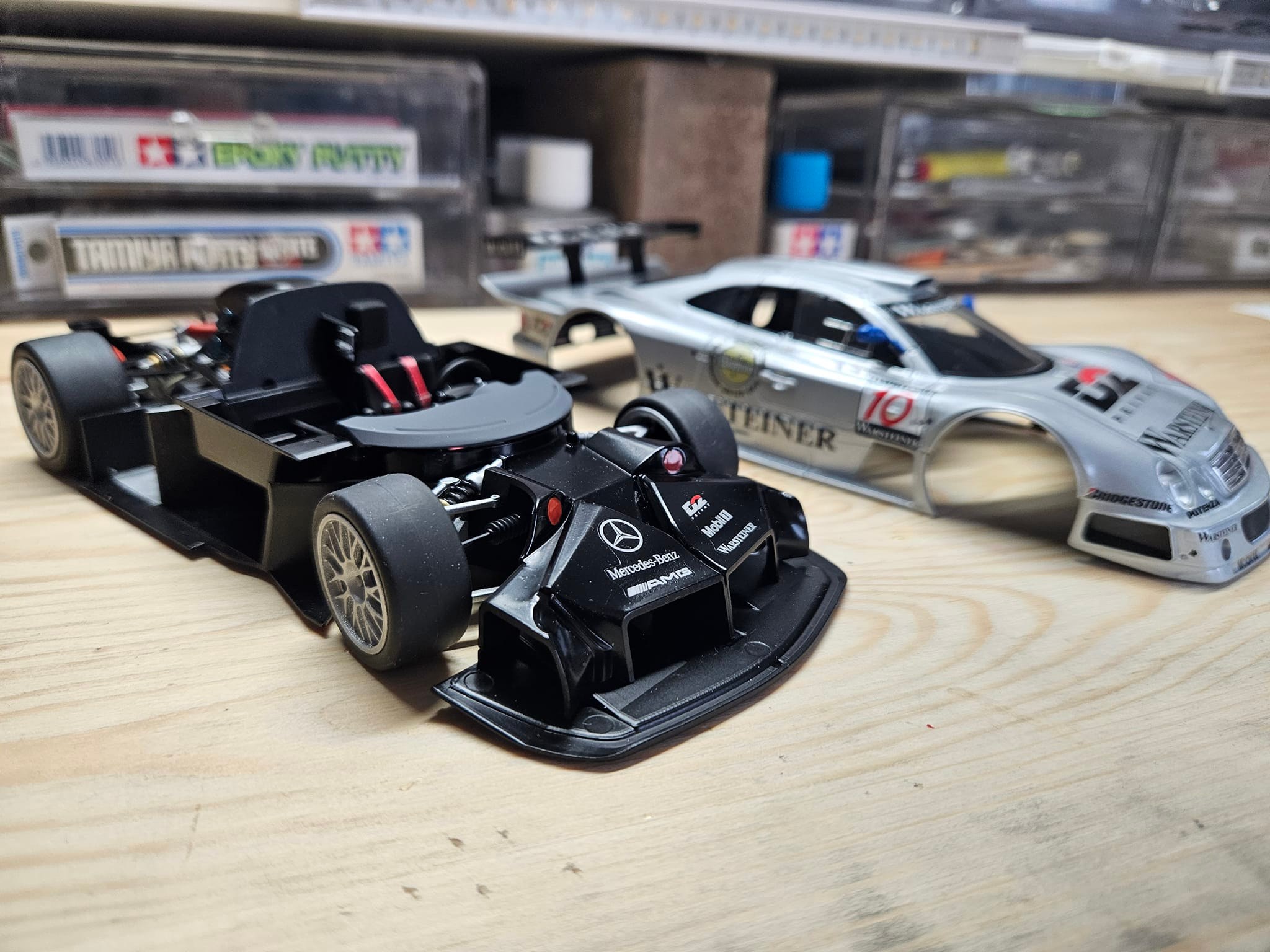 Hi everyone! Sharing my Mercedes CLK GTR, built from a 1/24 scale 