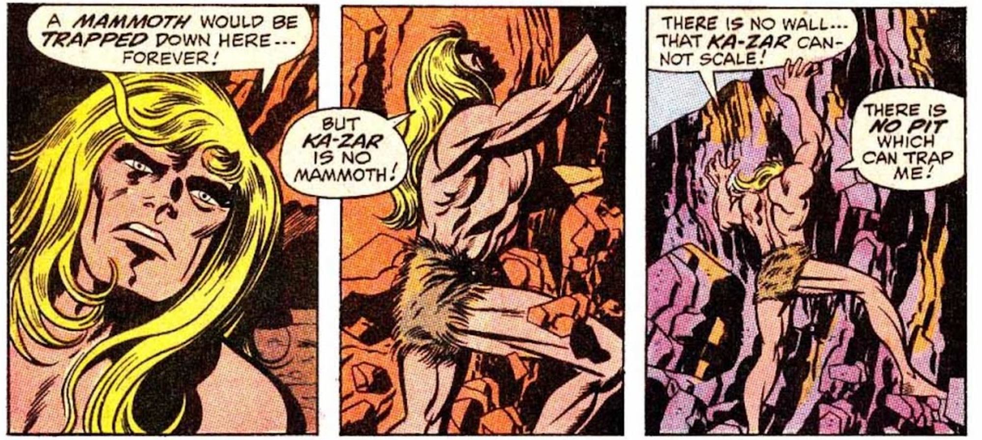 Jack Kirby X-Men issue 10 page auction for Kazar art