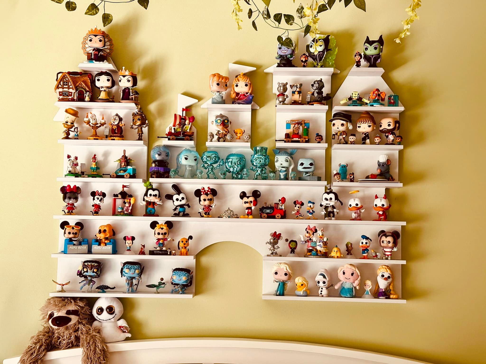 Étagère De Collection Funko Bitty Pop ! Château De Cendrillon – Avec 2 Figurines Incluses !