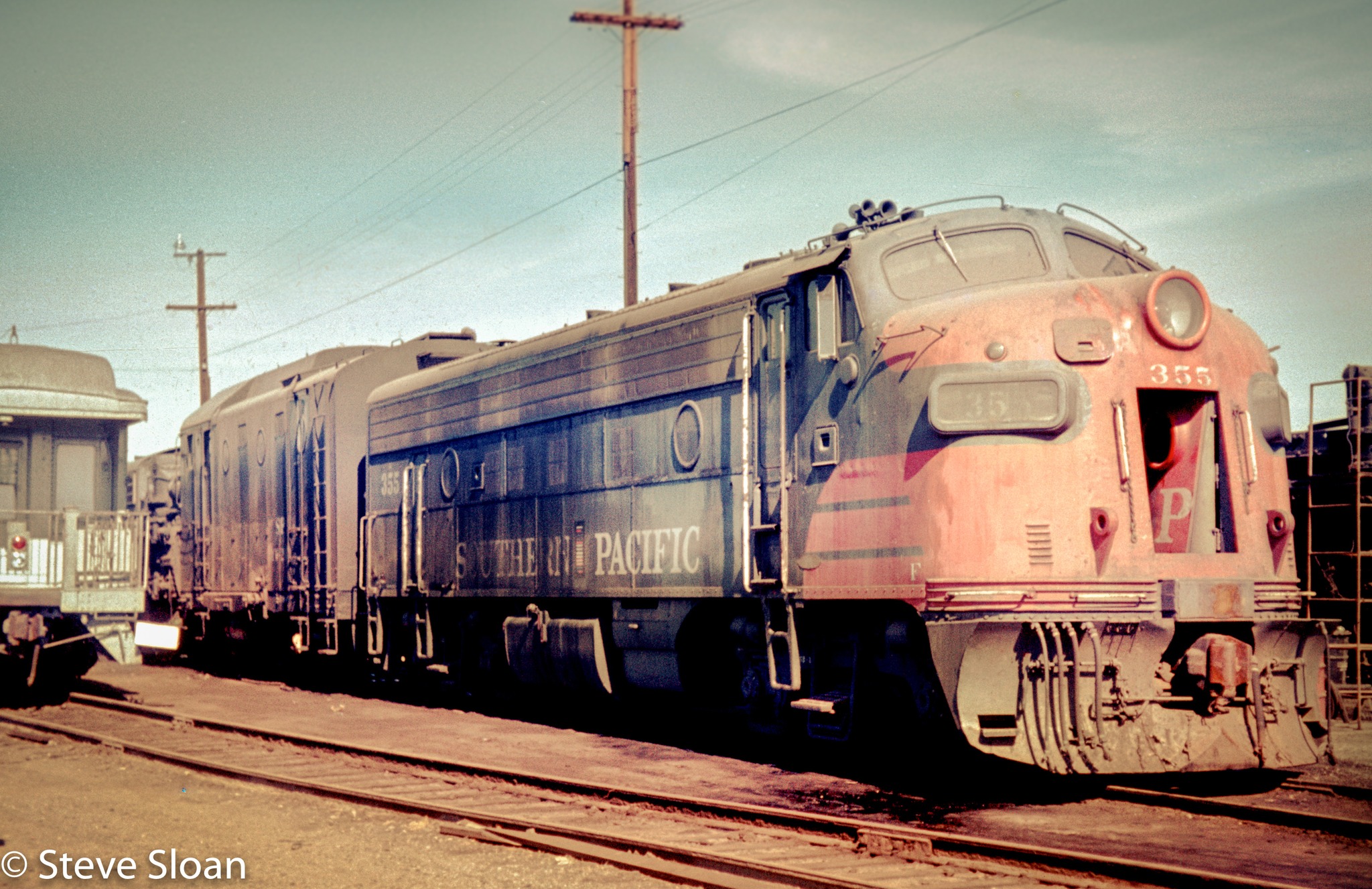 Southern Pacific F7A locomotive 355 history | Roseville, CA