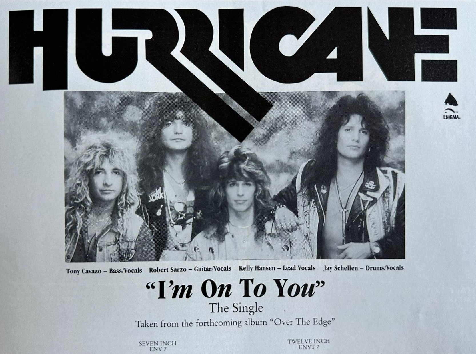 Hurricane's Over the Edge metal album review