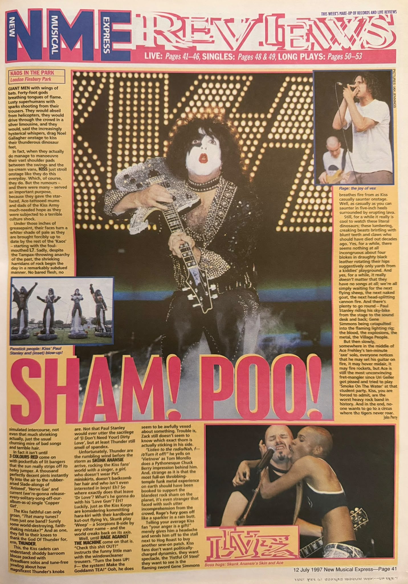 KISSTORY - July 5, 1997 - #KISS closed out the Alive / Worldwide