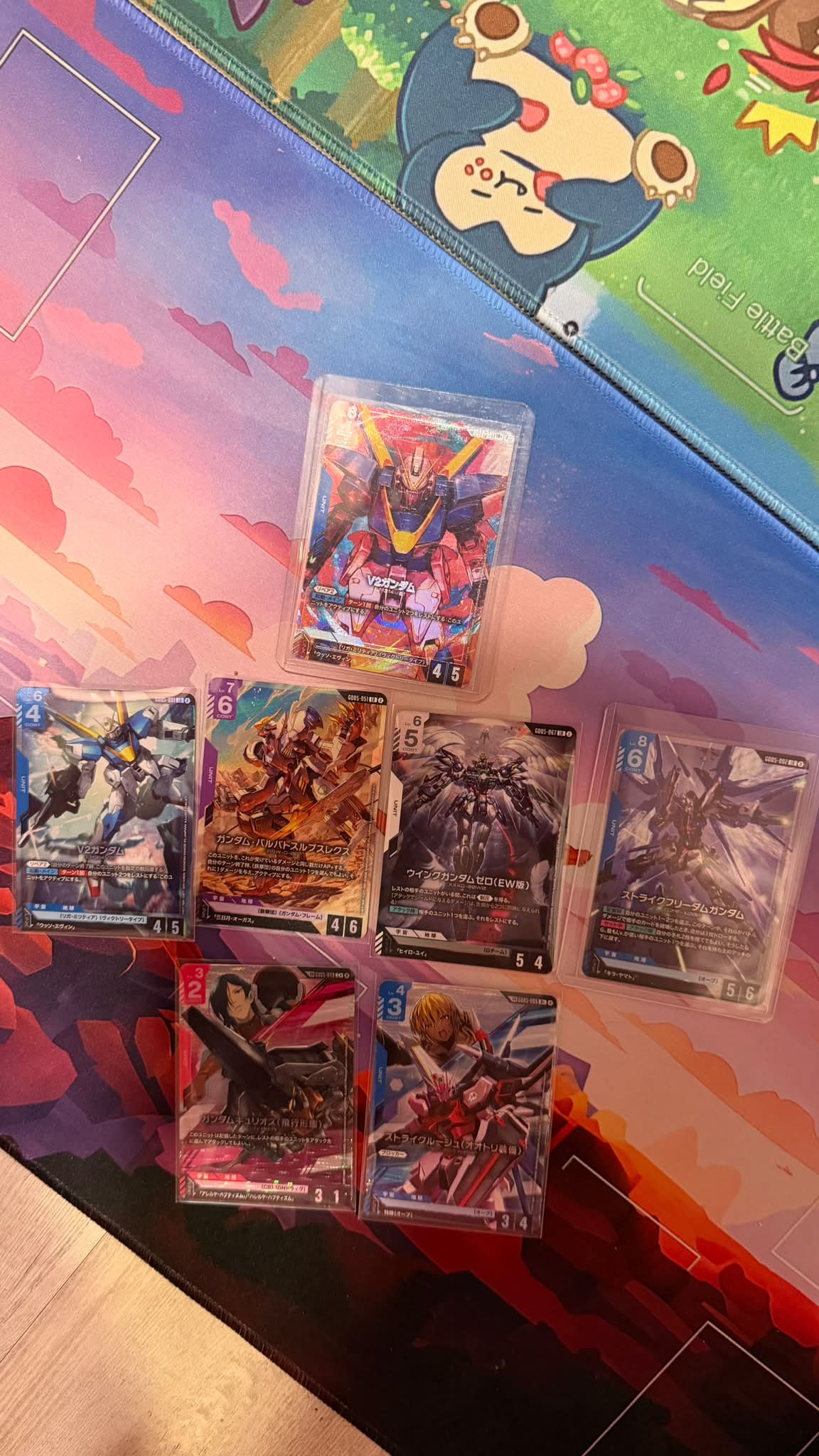 Gundam TCG GD05 booster box pull with Gundam Wing Zero EW chase card