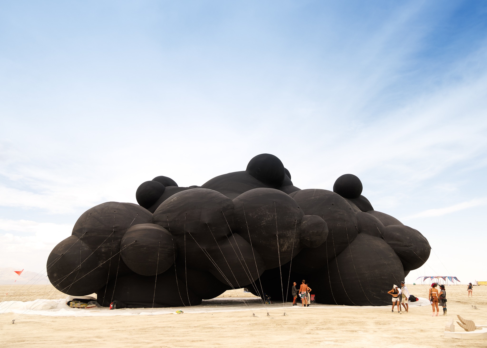 Burning Man art piece destroyed by wind storm