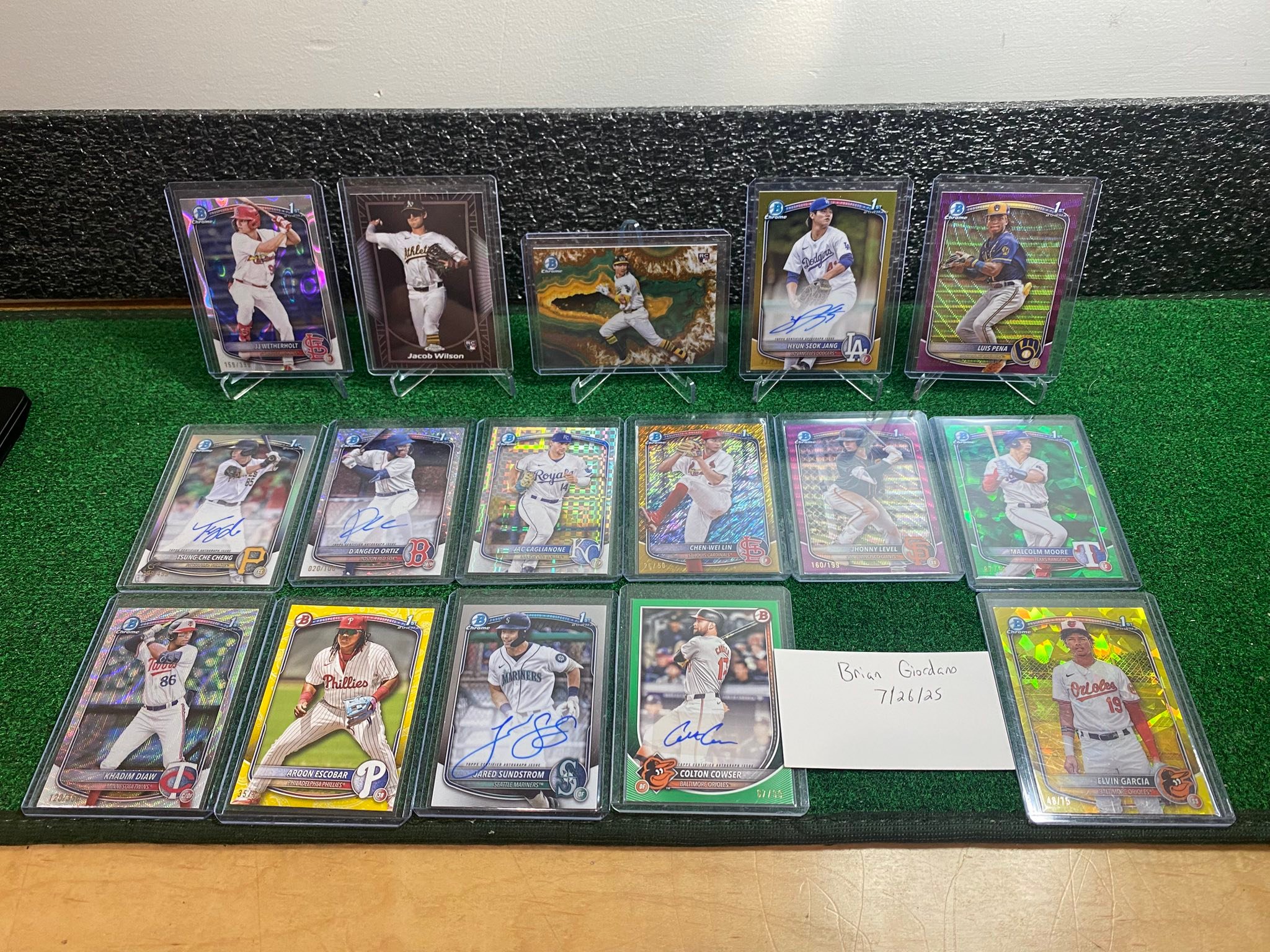 Baseball cards for sale and trade