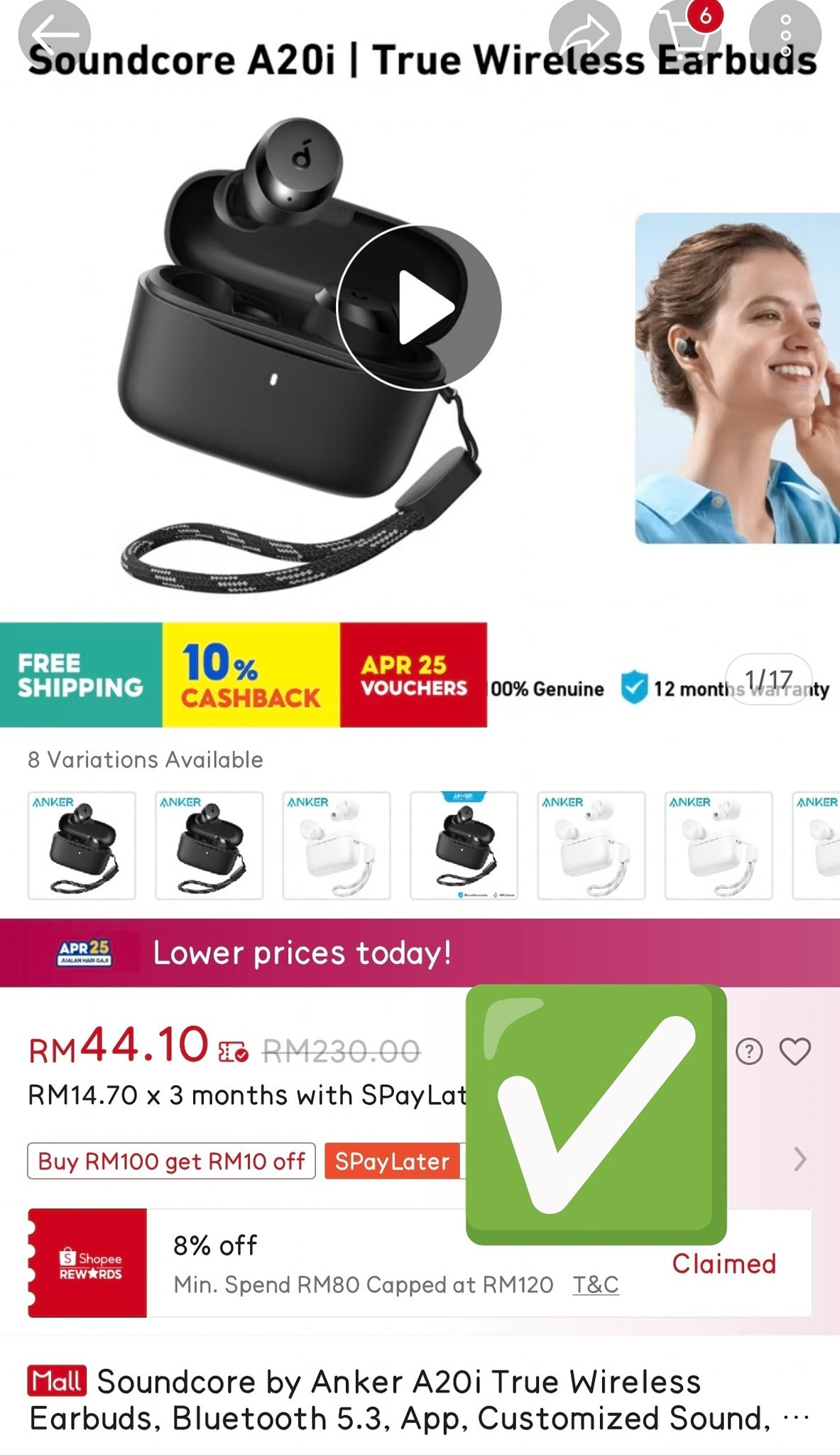 Esonstyle Sleep Earbuds Sleep Headphones For Side...