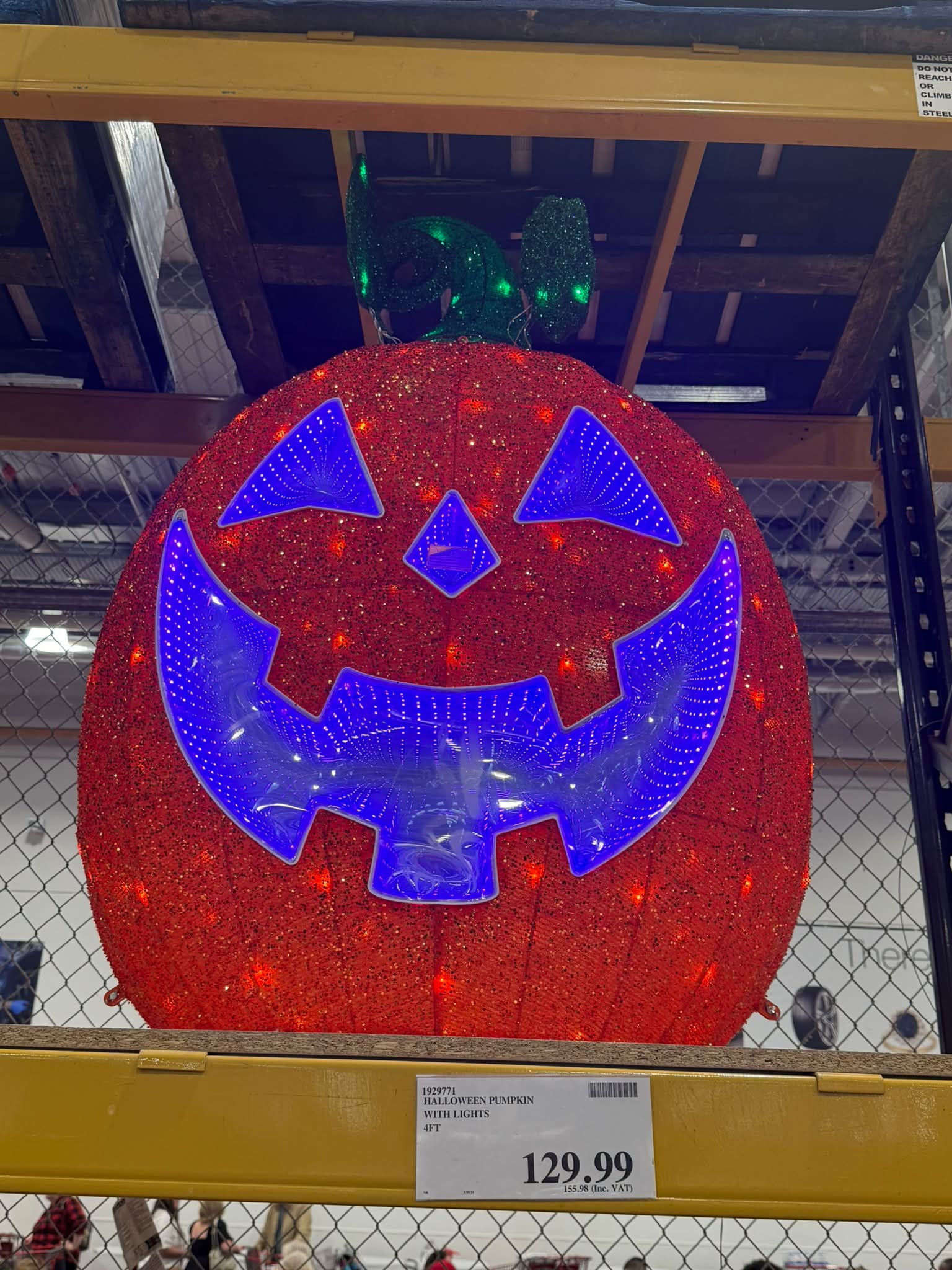 GIANT light up pumpkin new at Costco 🎃