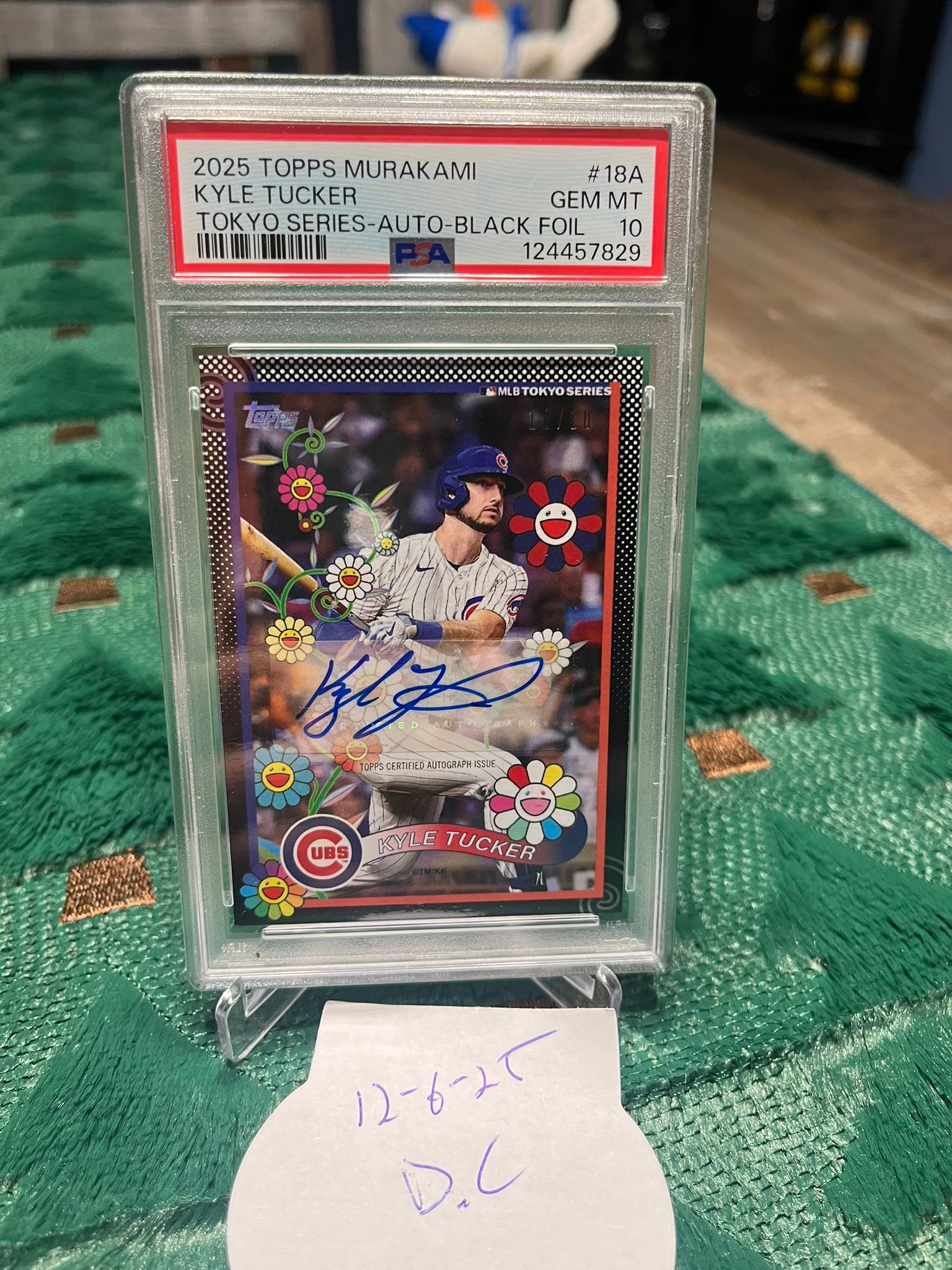 What is the value of a 2019 Kyle Tucker jumbo rookie card/patch auto?
