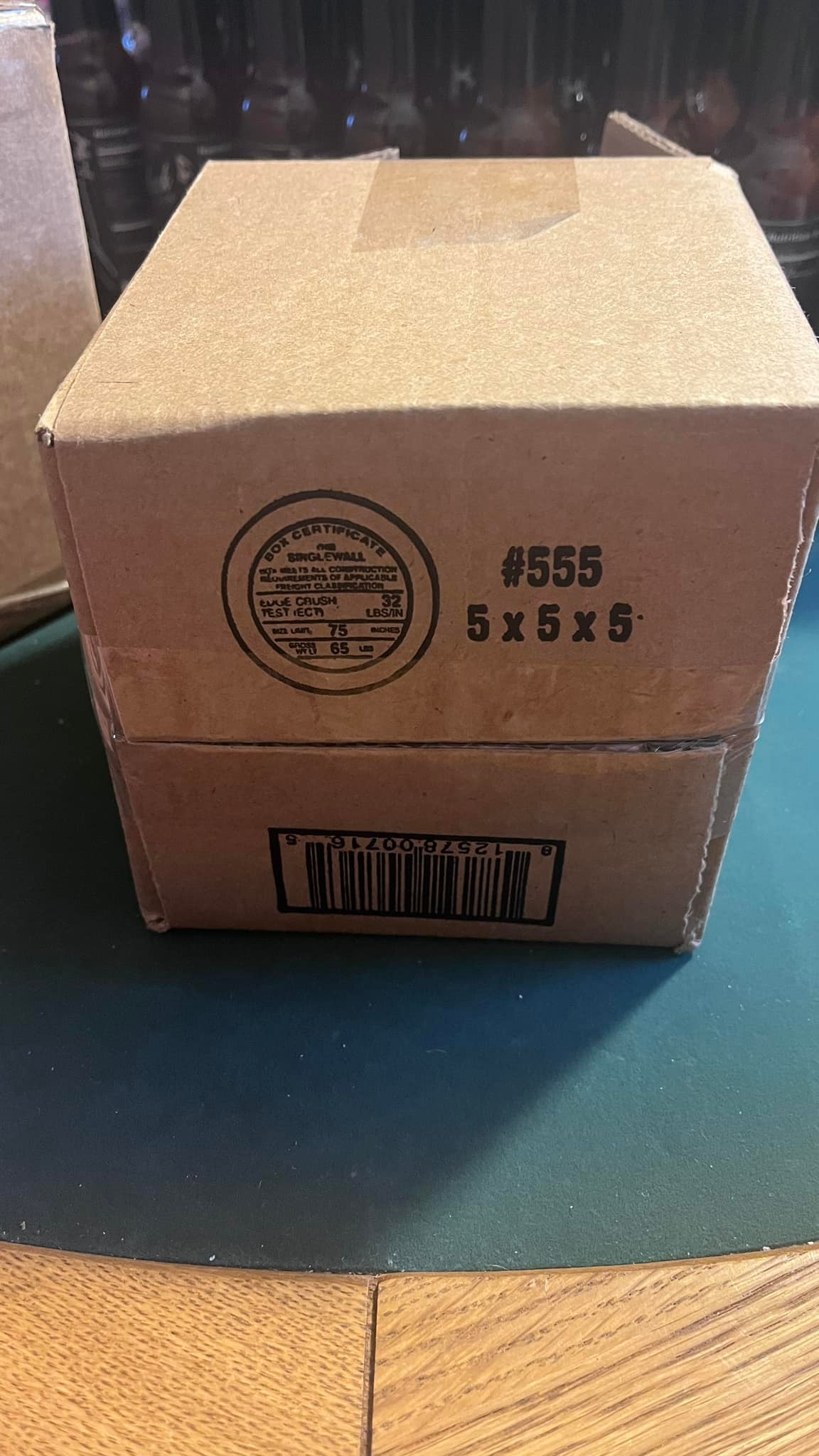 8x8x6 Kraft Brown Corrugated Shipping Boxes, 32 ECT Single-Wall
