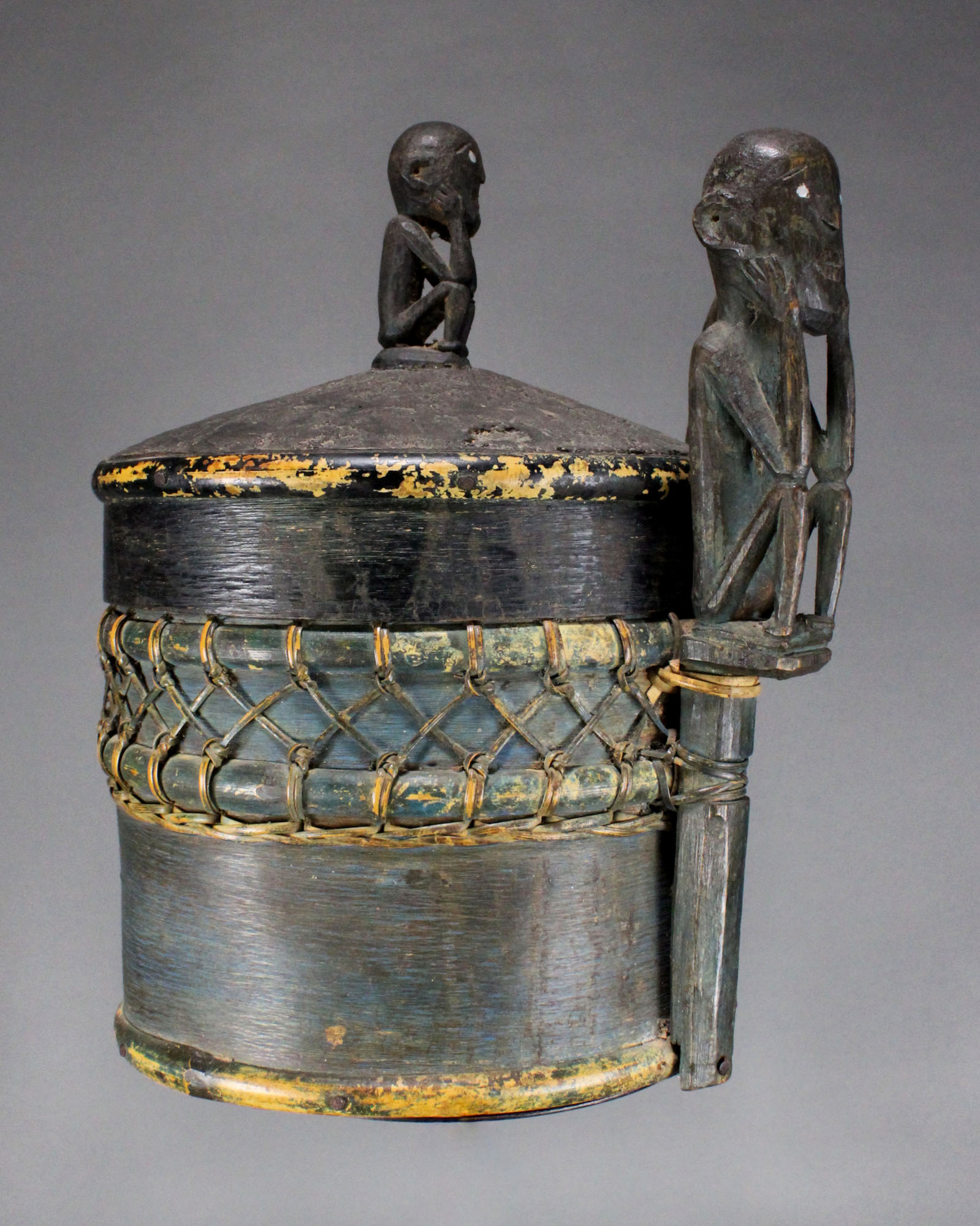 Dayak ritual charm container from Borneo display picture 1