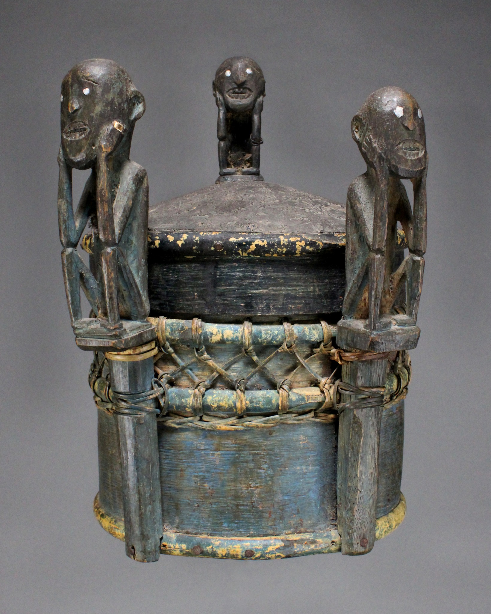 Dayak ritual charm container from Borneo display picture 1