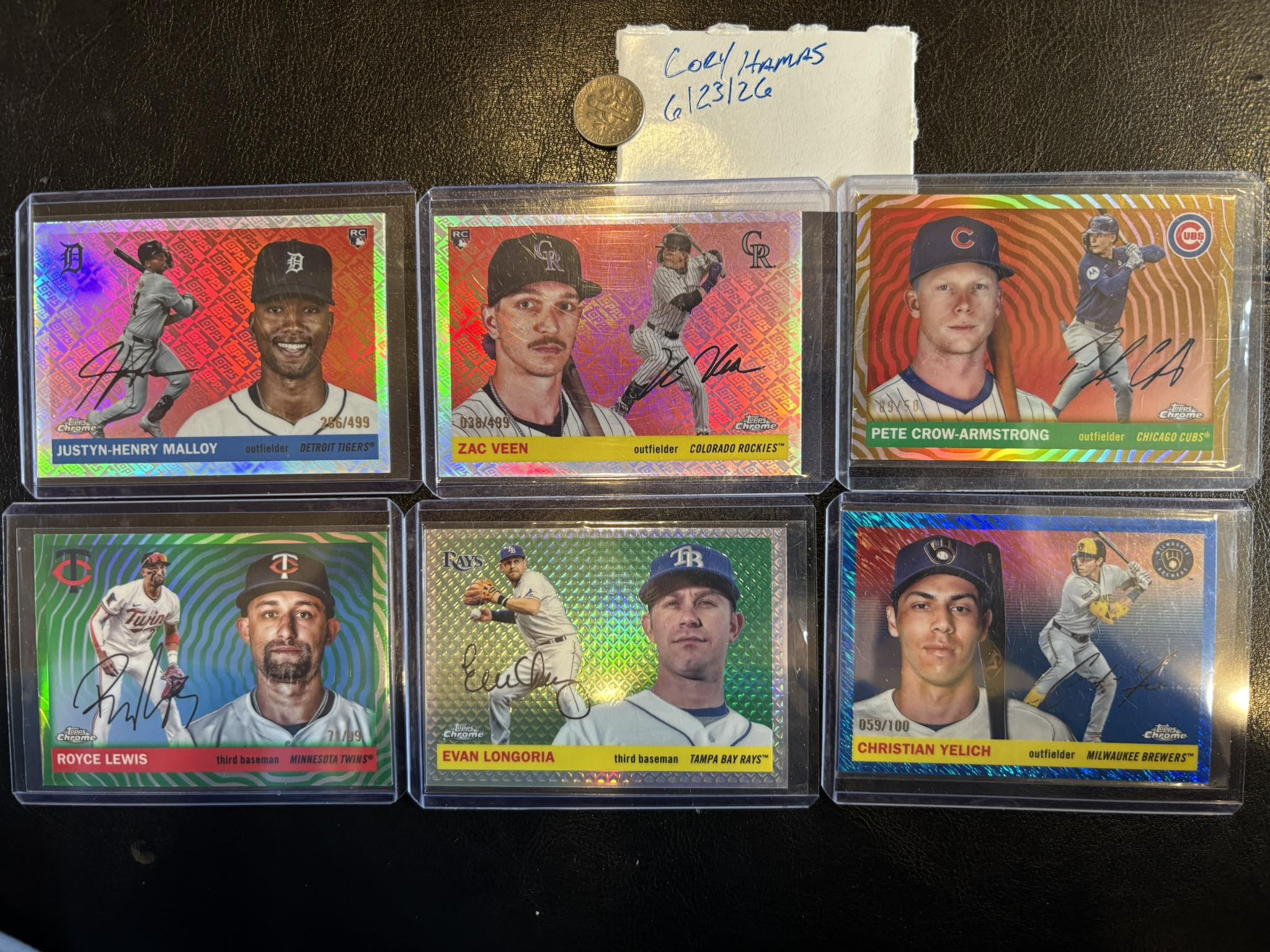 ユウ 5) 2025 TOPPS PLATINUM CHROME CARDS P RC P BelDick Dick BOB TopPs