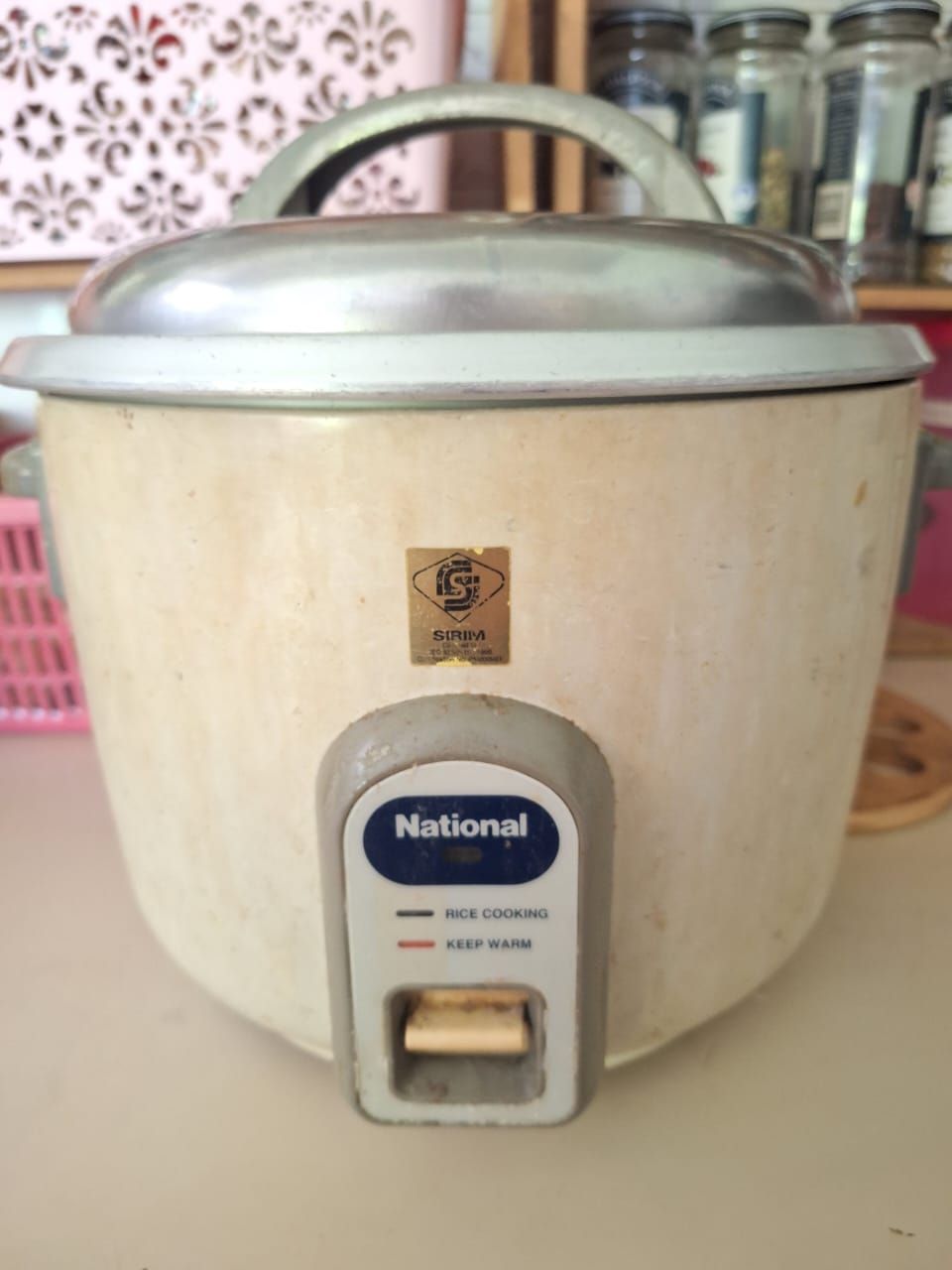 Old national rice cookers with on/off switch