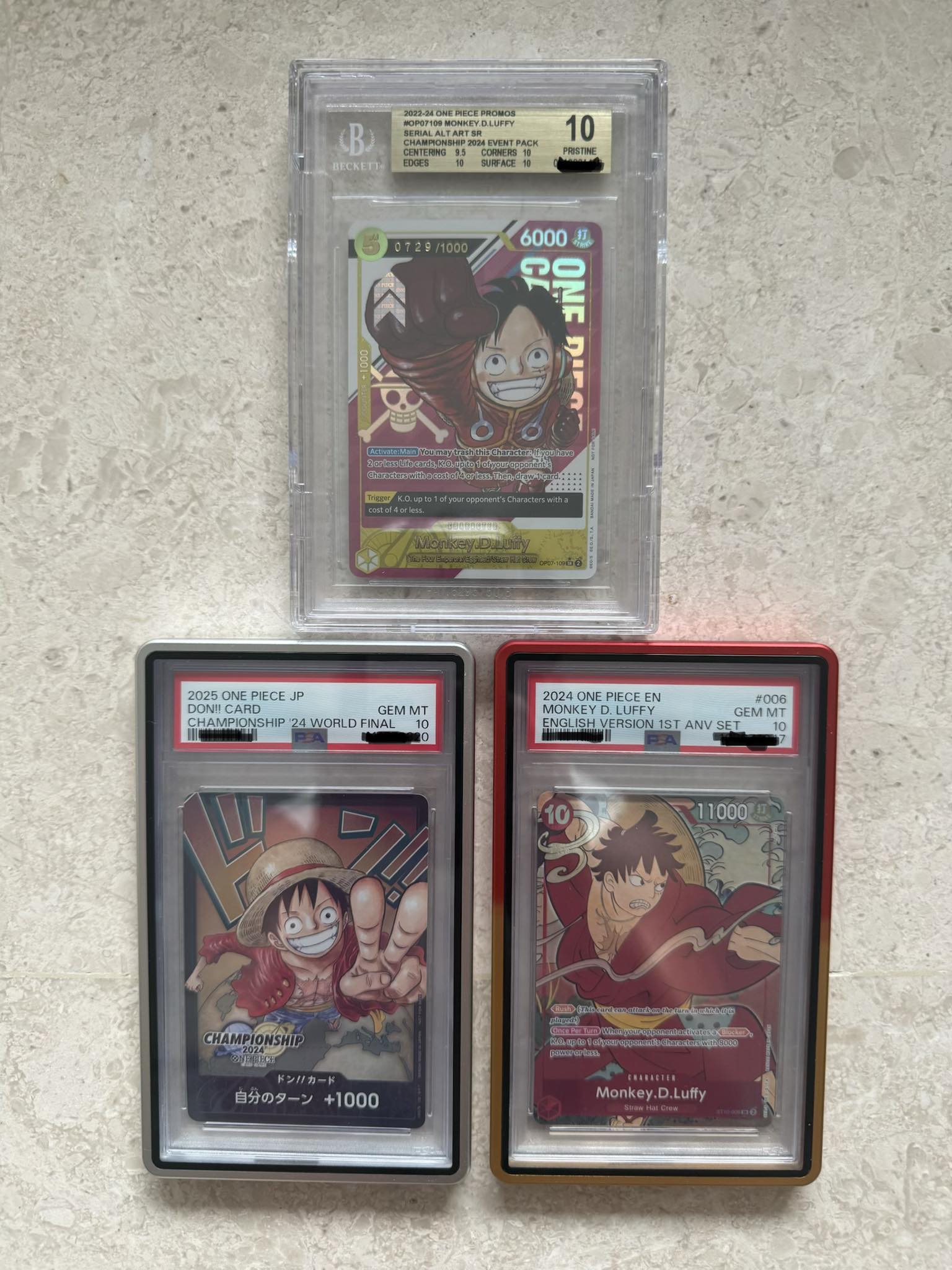 everyone Anyone want to Pre-order Monkey.D.Luffy Magazine [PSA 10